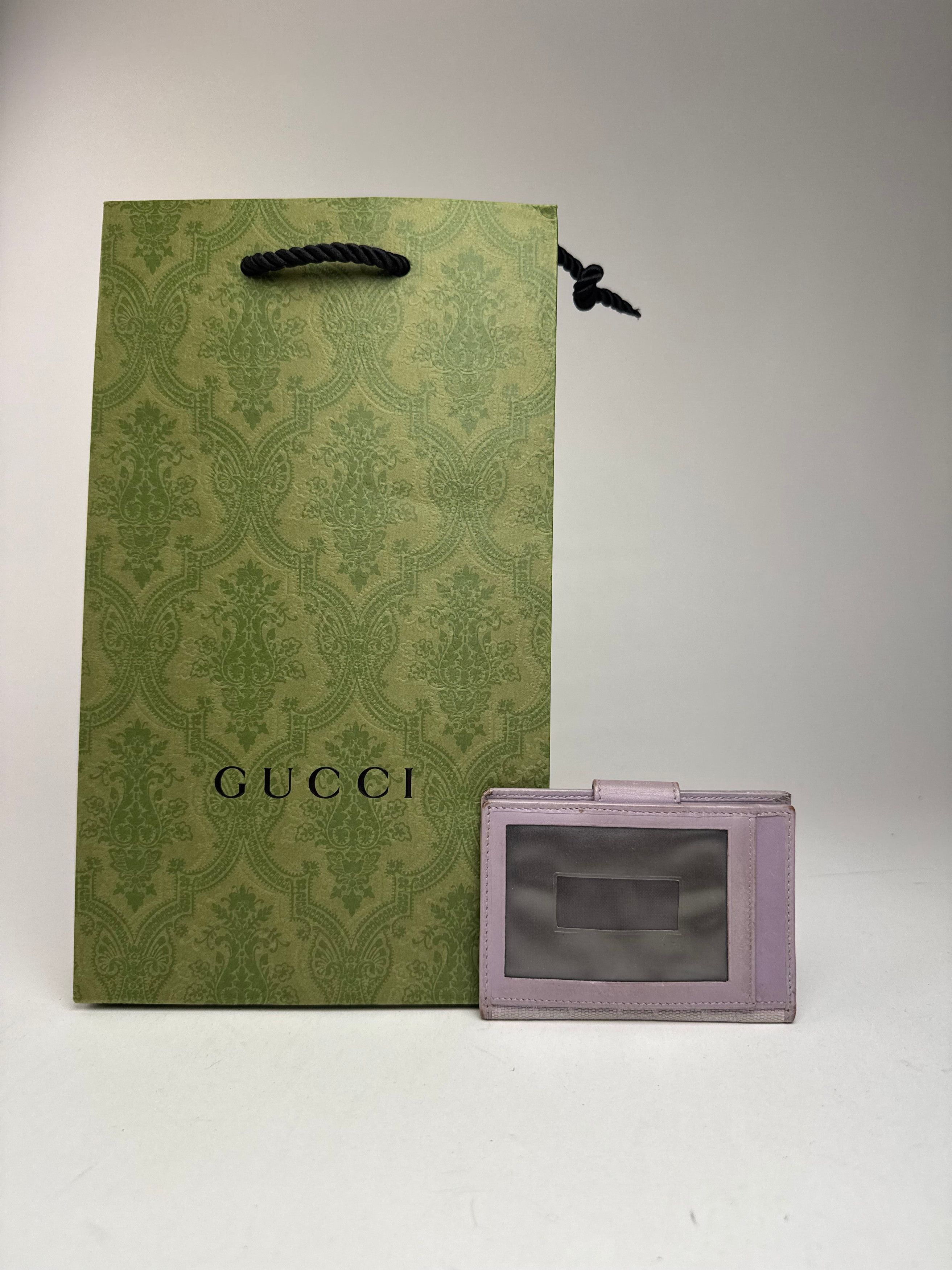 Gucci Vintage Monogram Card Holder Purple Size ONE SIZE - 2 Thumbnail