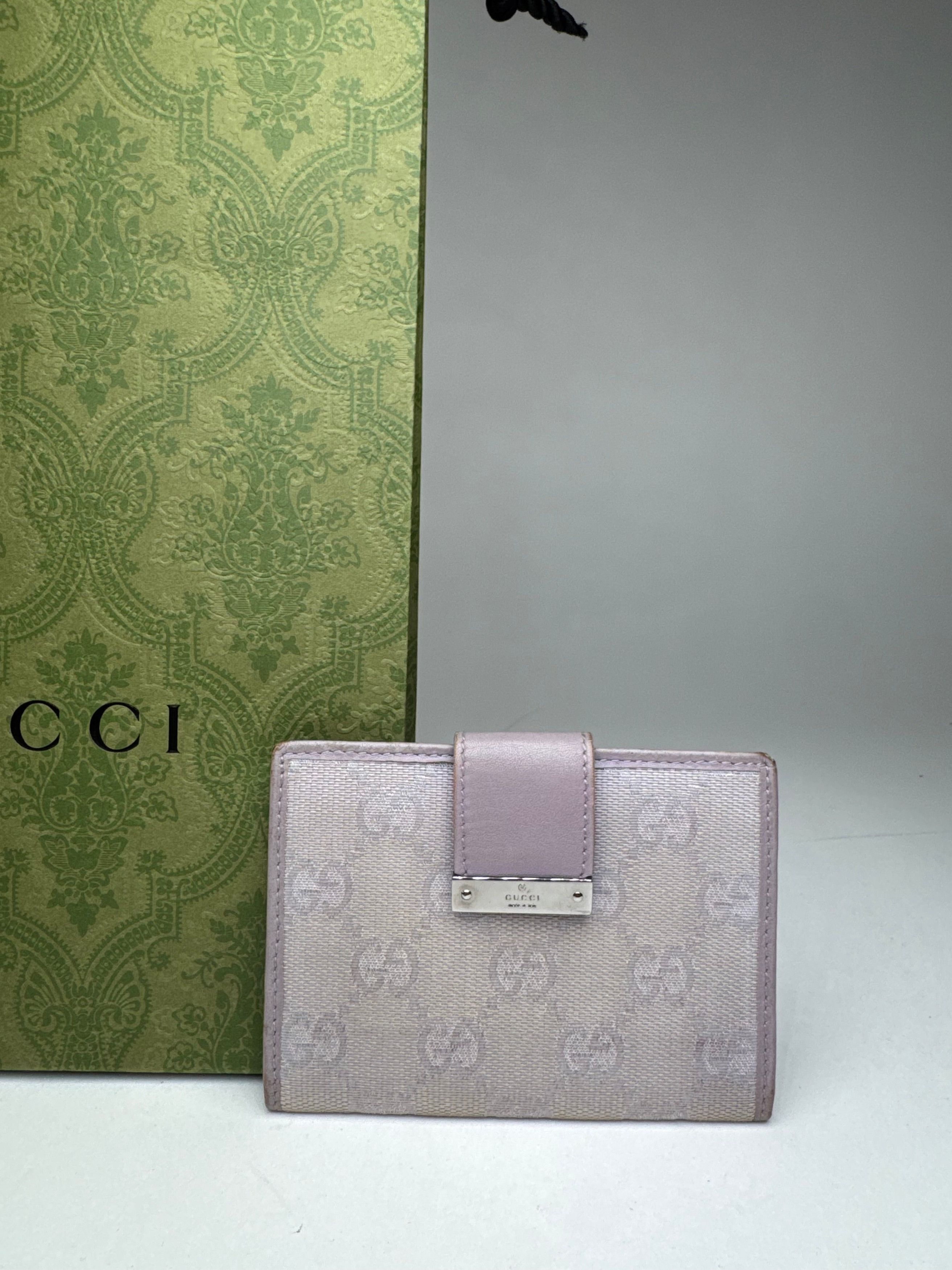 Gucci Vintage Monogram Card Holder Purple Size ONE SIZE - 3 Thumbnail