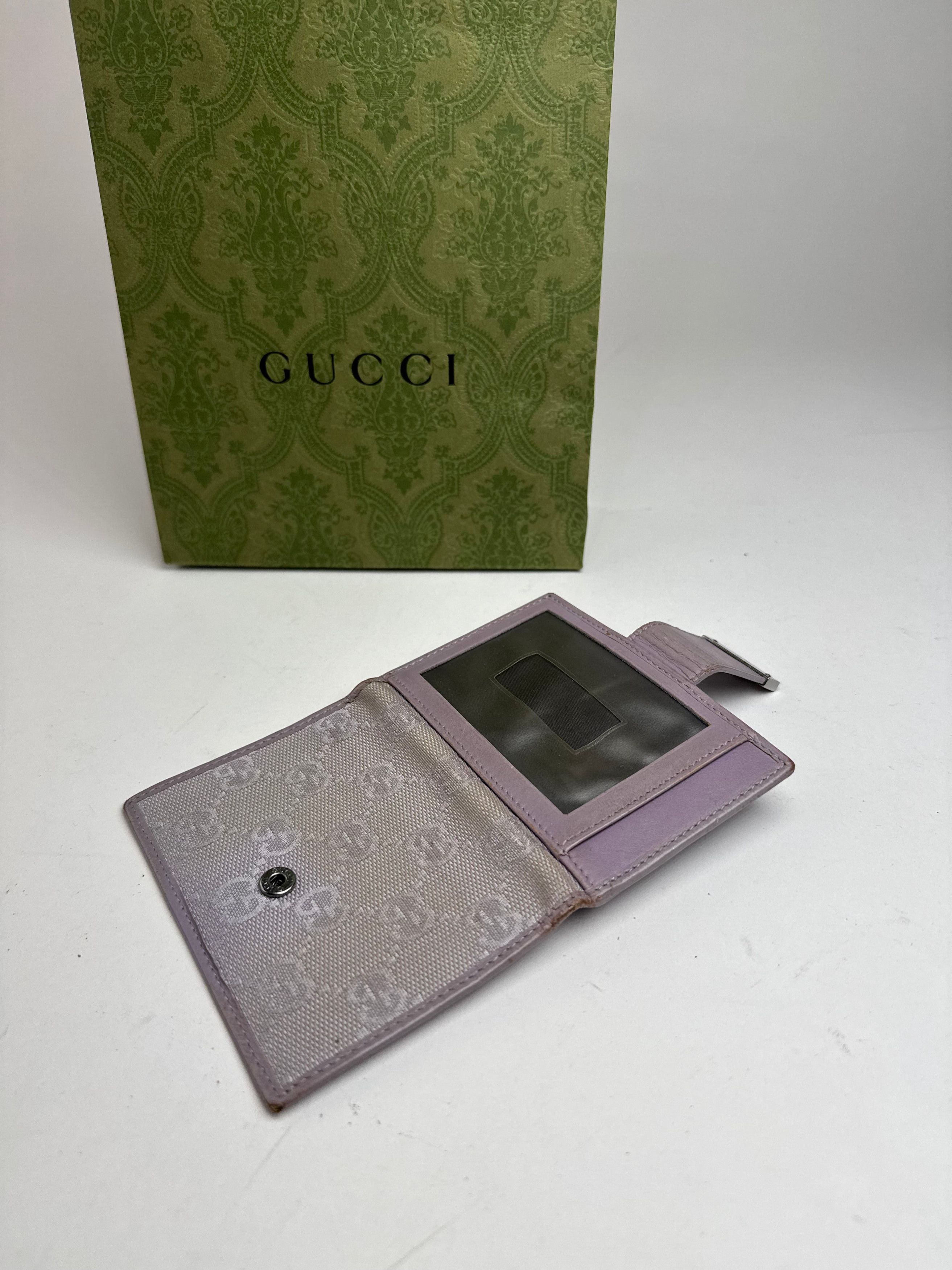 Gucci Vintage Monogram Card Holder Purple Size ONE SIZE - 9 Thumbnail