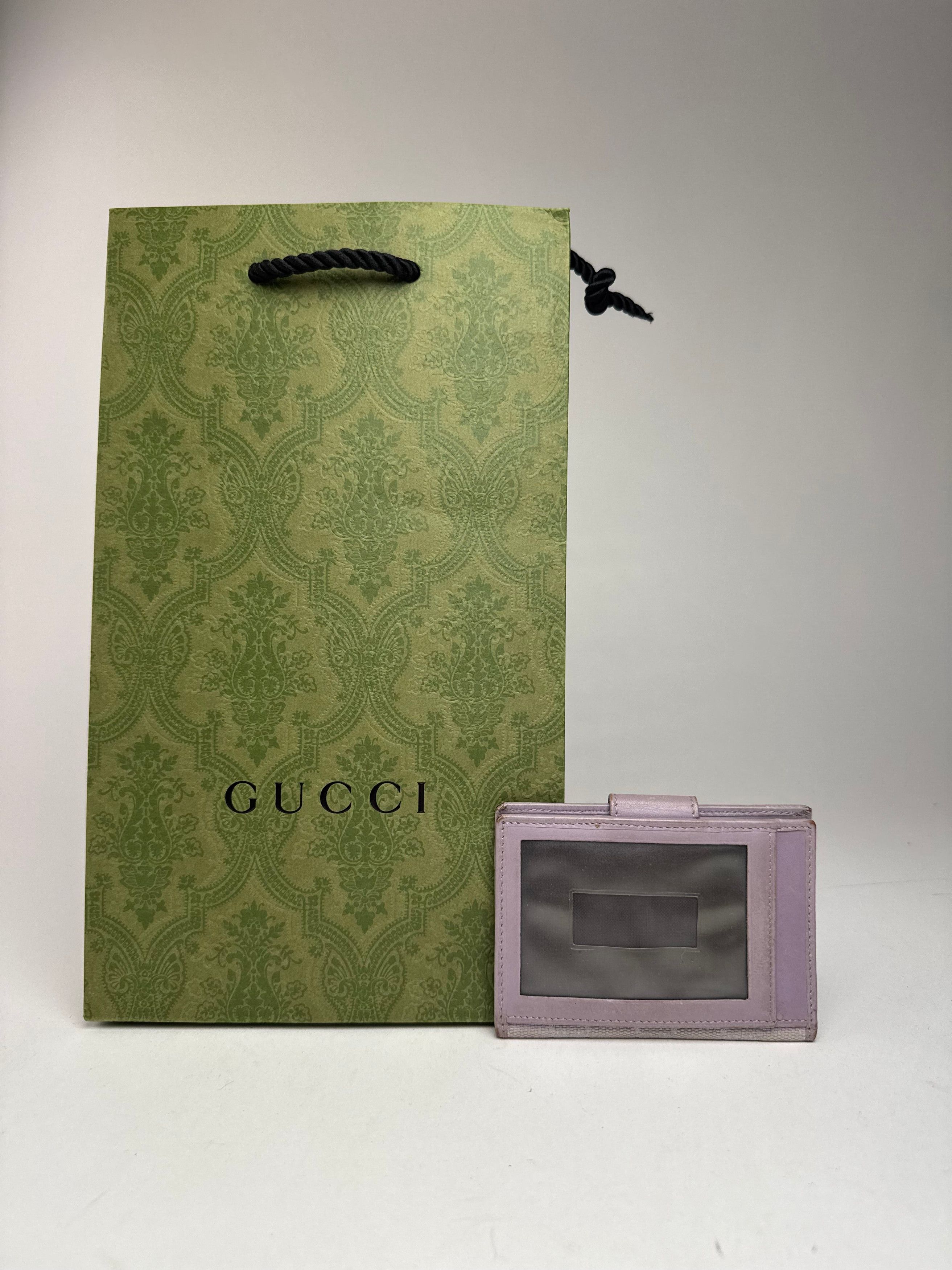 Gucci Vintage Monogram Card Holder Purple Size ONE SIZE - 4 Thumbnail