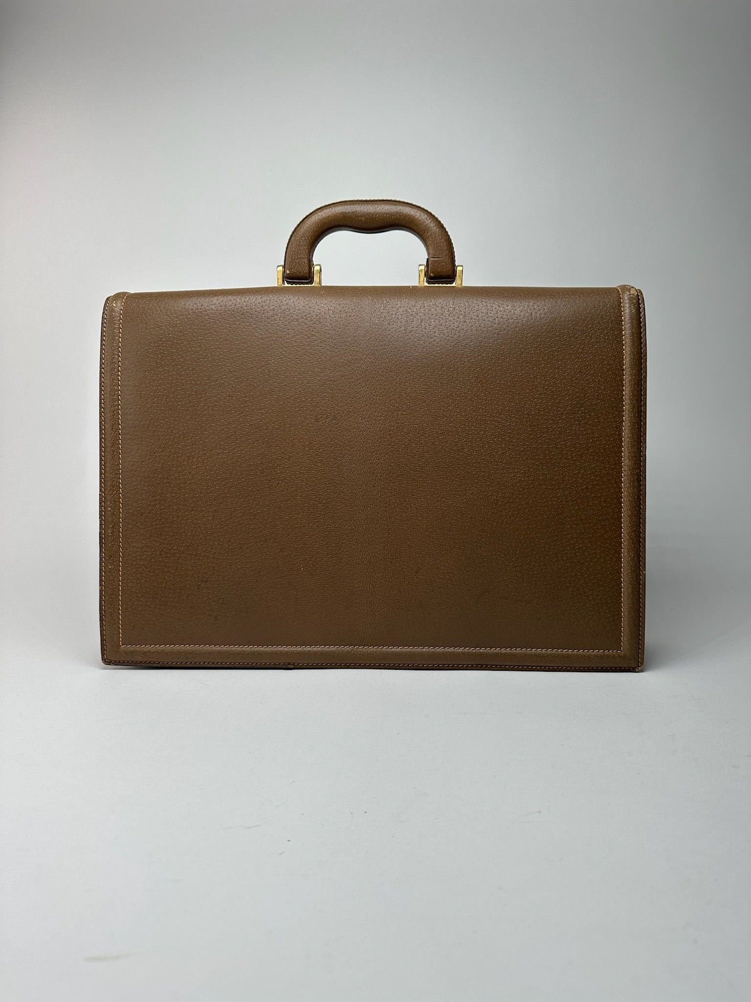 Gucci Vintage Leather briefcase brown Size ONE SIZE - 2 Thumbnail