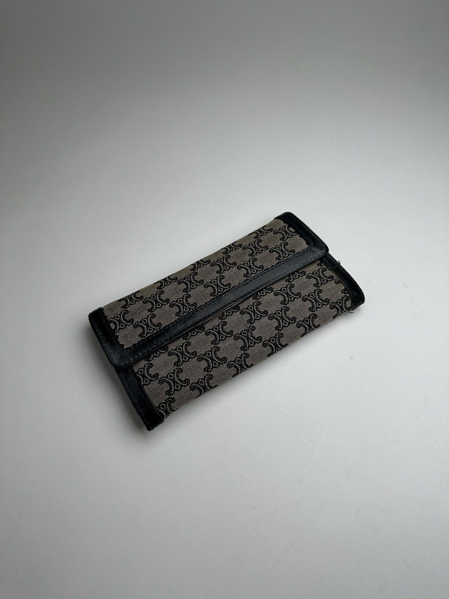 Celine Vintage Paris Canvas Leather Monogram Wallet Size ONE SIZE - 10 Thumbnail