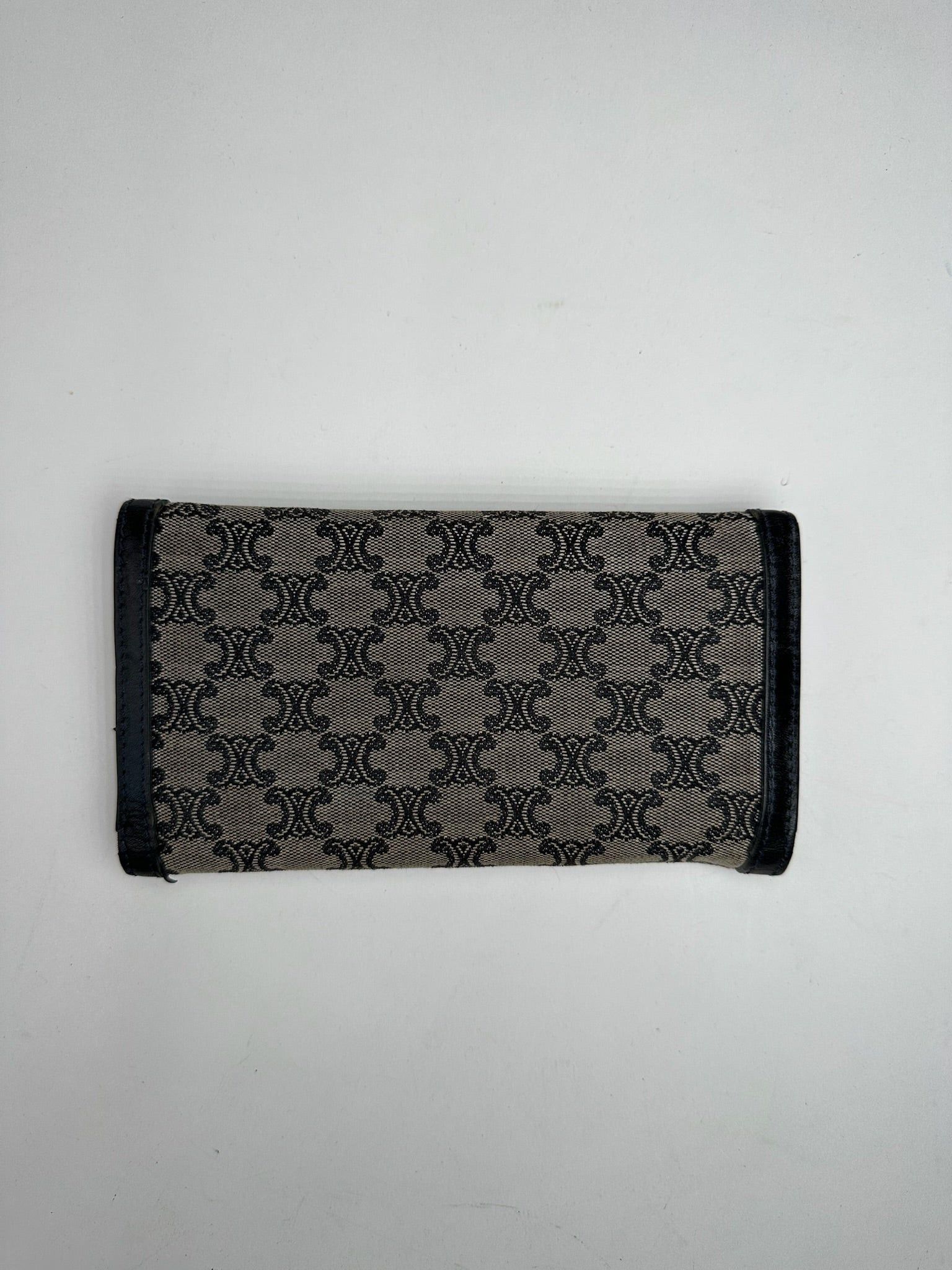Celine Vintage Paris Canvas Leather Monogram Wallet Size ONE SIZE - 2 Thumbnail