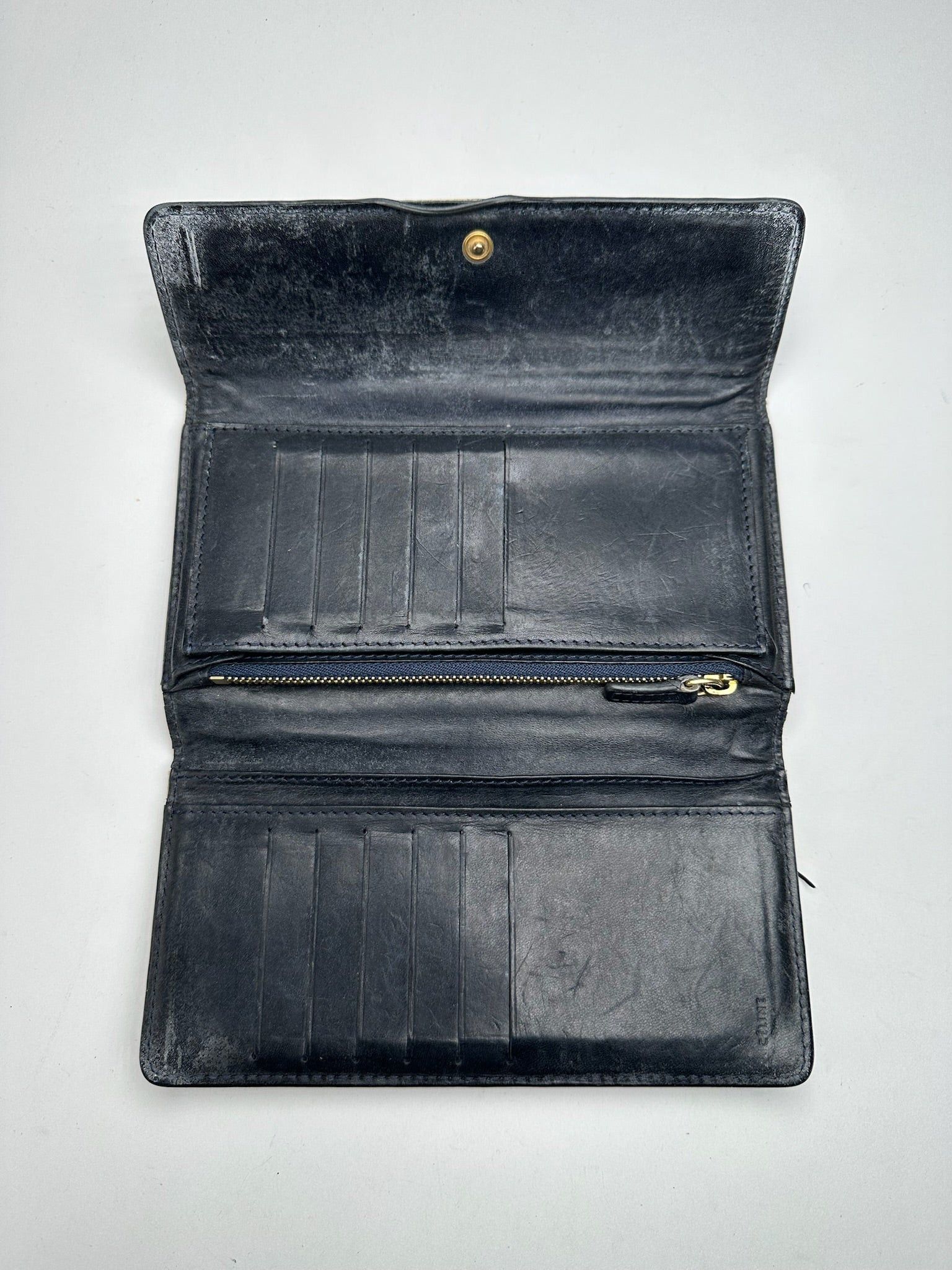 Celine Vintage Paris Canvas Leather Monogram Wallet Size ONE SIZE - 9 Thumbnail