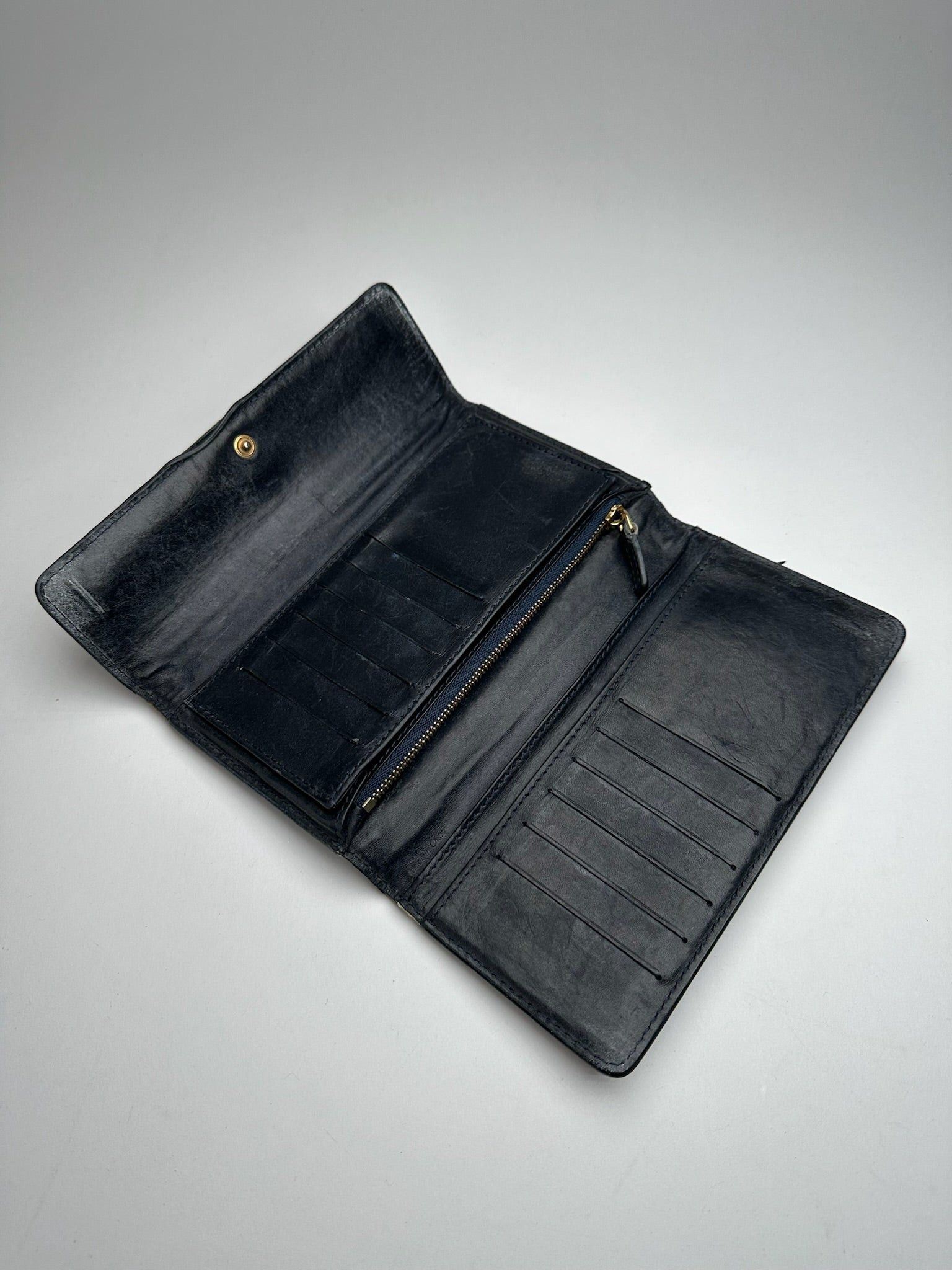 Celine Vintage Paris Canvas Leather Monogram Wallet Size ONE SIZE - 8 Thumbnail