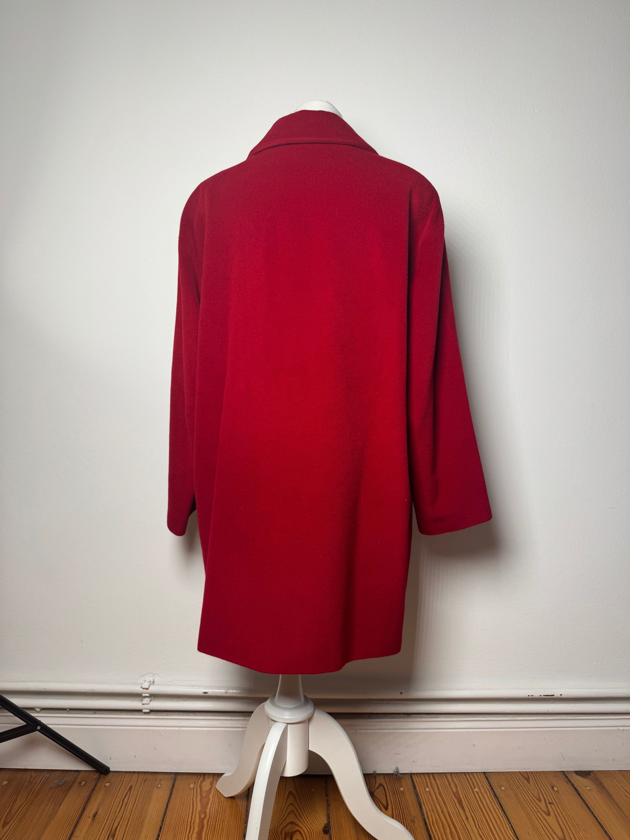 Balenciaga Vintage Wool Coat M red Size M / US 6-8 / IT 42-44 - 3 Thumbnail