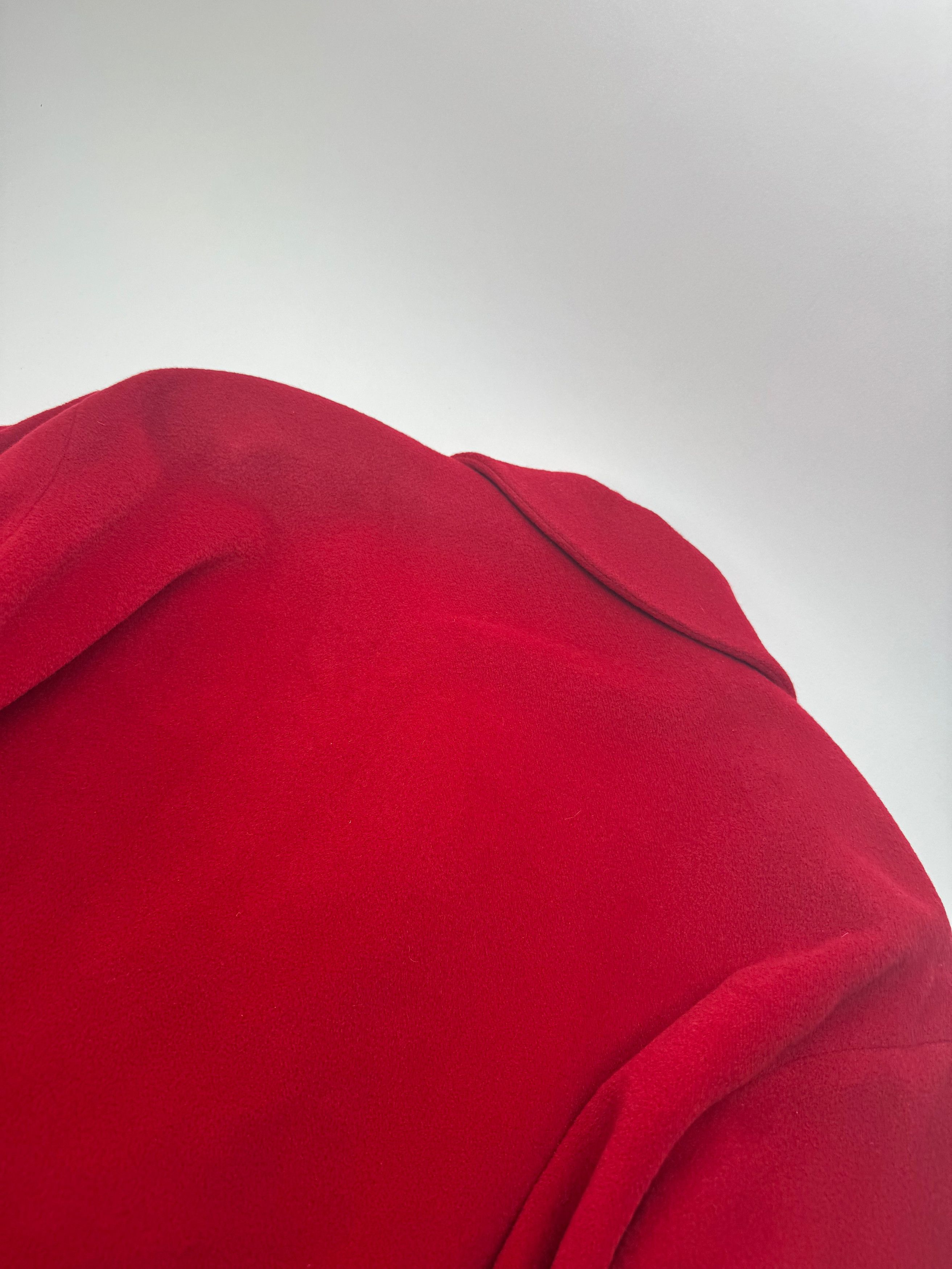 Balenciaga Vintage Wool Coat M red Size M / US 6-8 / IT 42-44 - 8 Thumbnail