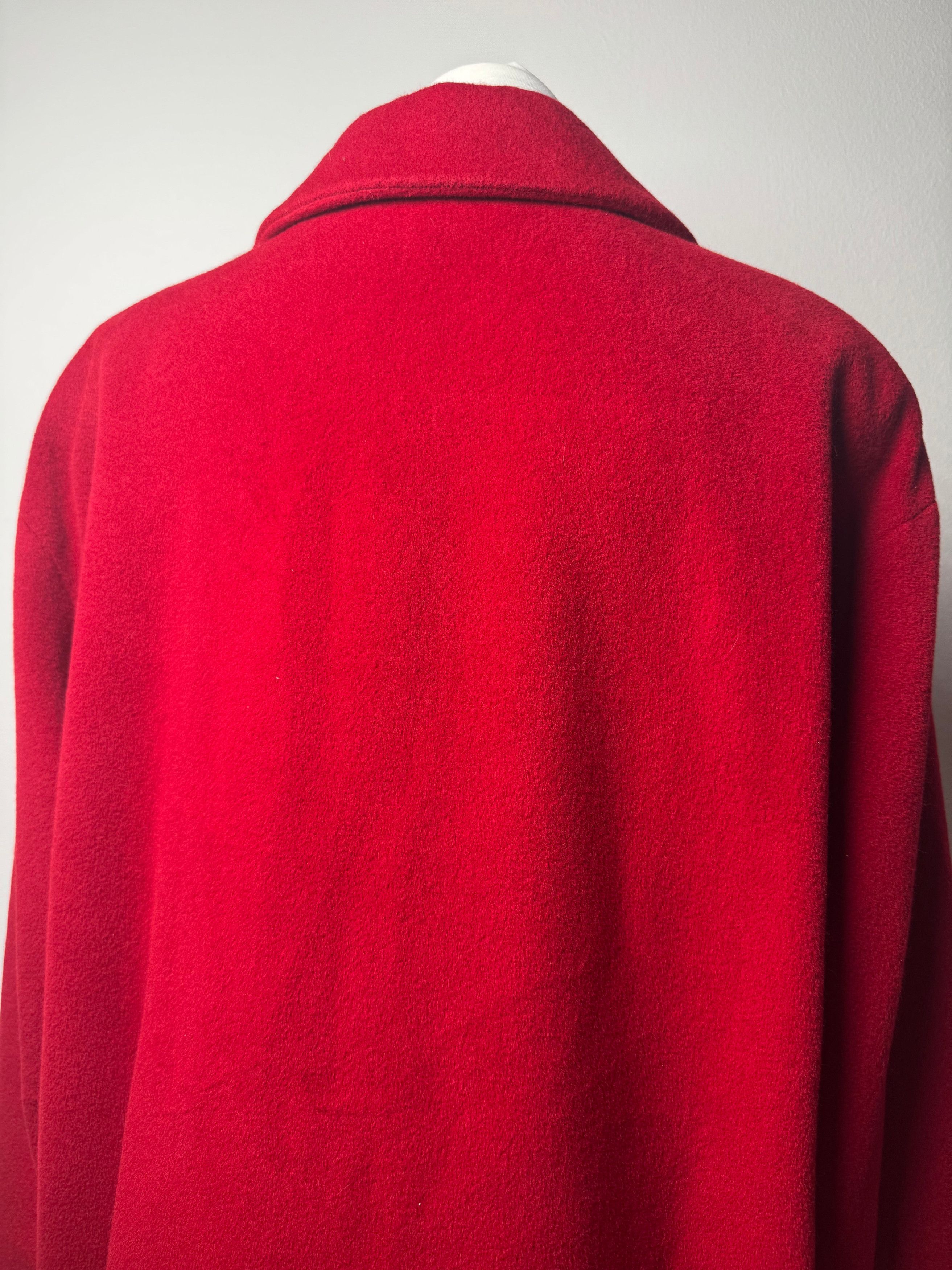 Balenciaga Vintage Wool Coat M red Size M / US 6-8 / IT 42-44 - 15 Thumbnail