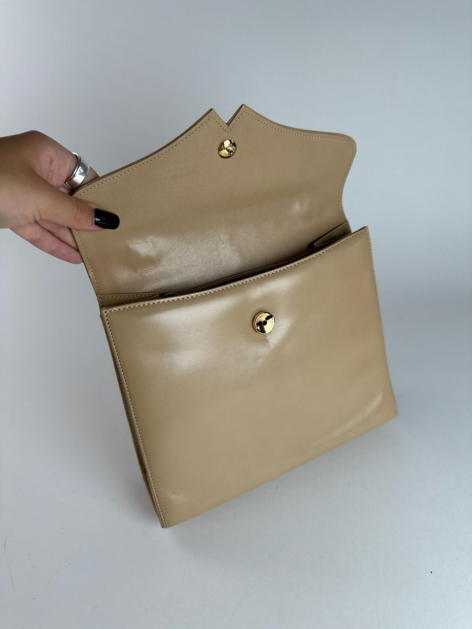 Givenchy Vintage Leather bag beige Size ONE SIZE - 7 Thumbnail
