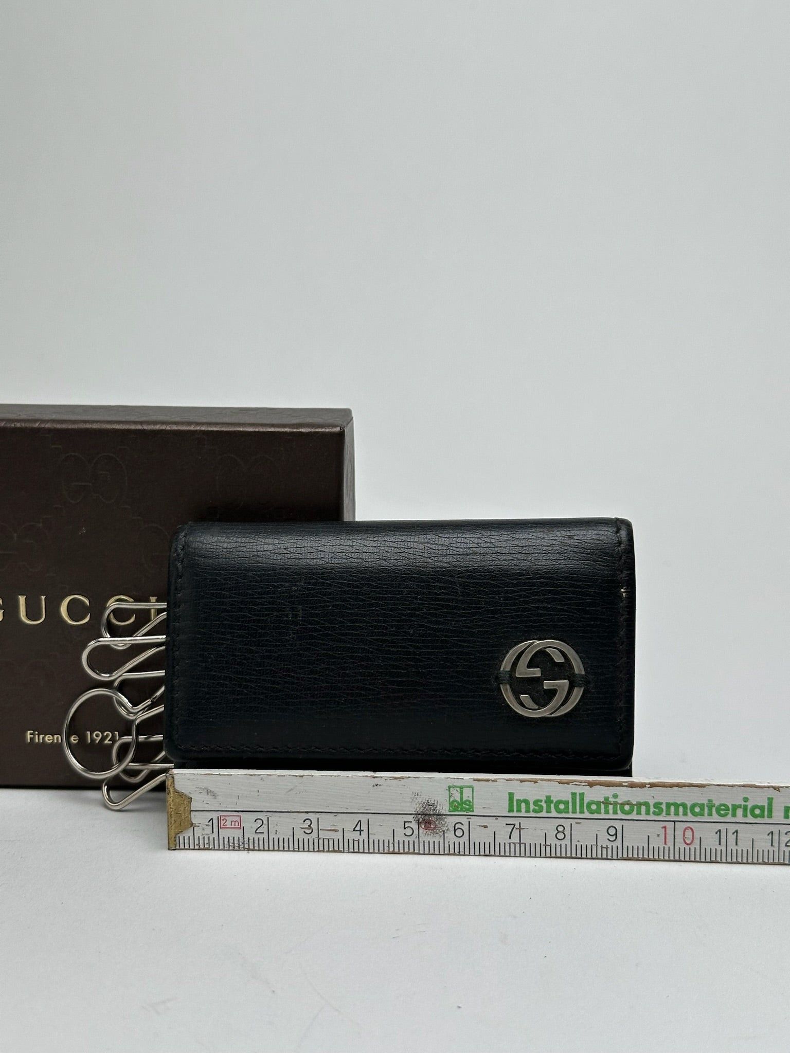 Gucci Vintage leather key holder black Size ONE SIZE - 11 Thumbnail