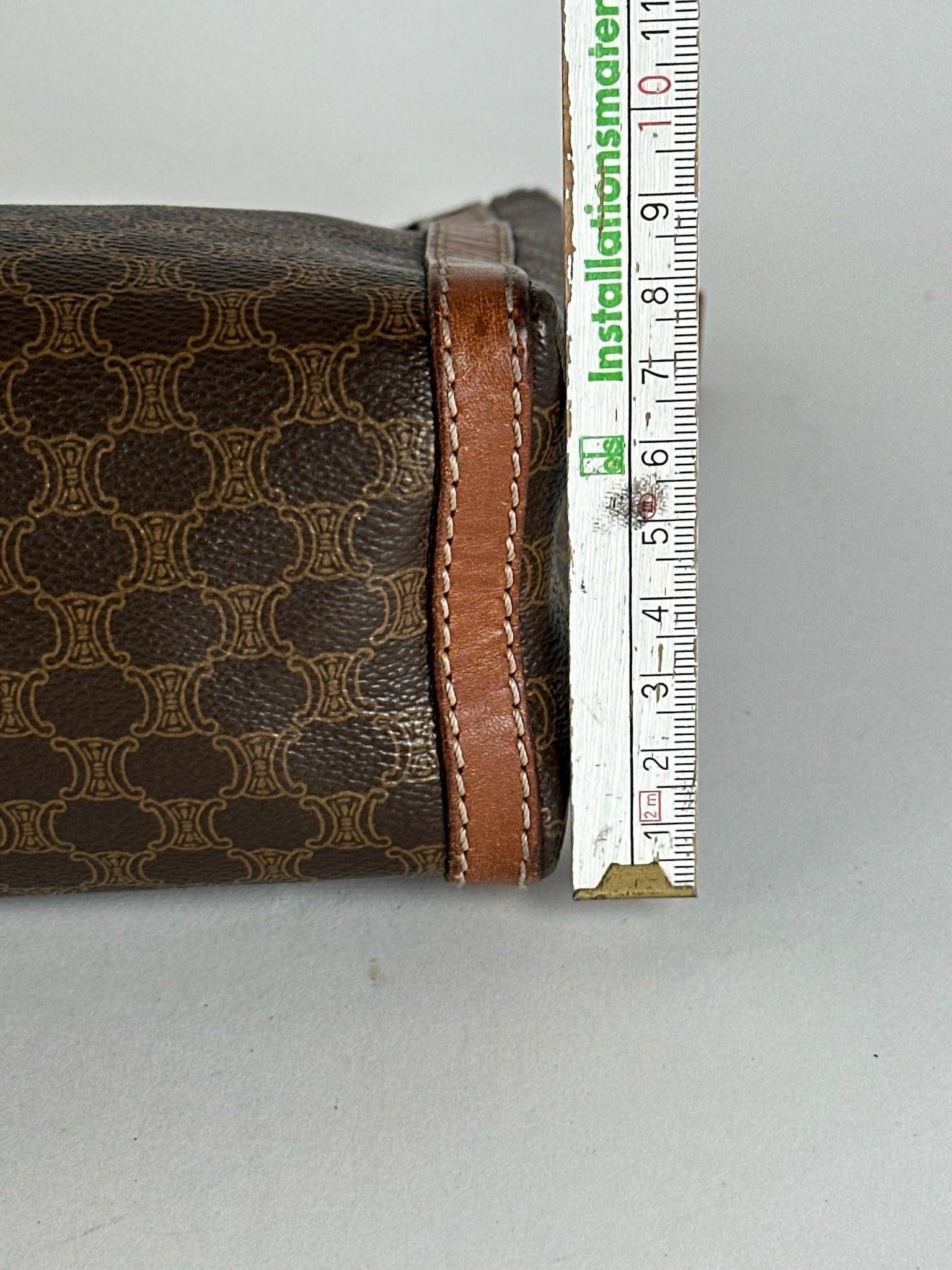 Celine Vintage Monogram Leather clutch brown Size ONE SIZE - 7 Thumbnail