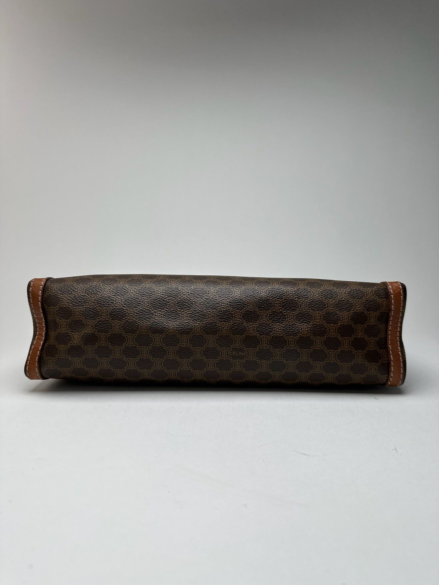 Celine Vintage Monogram Leather clutch brown Size ONE SIZE - 8 Thumbnail