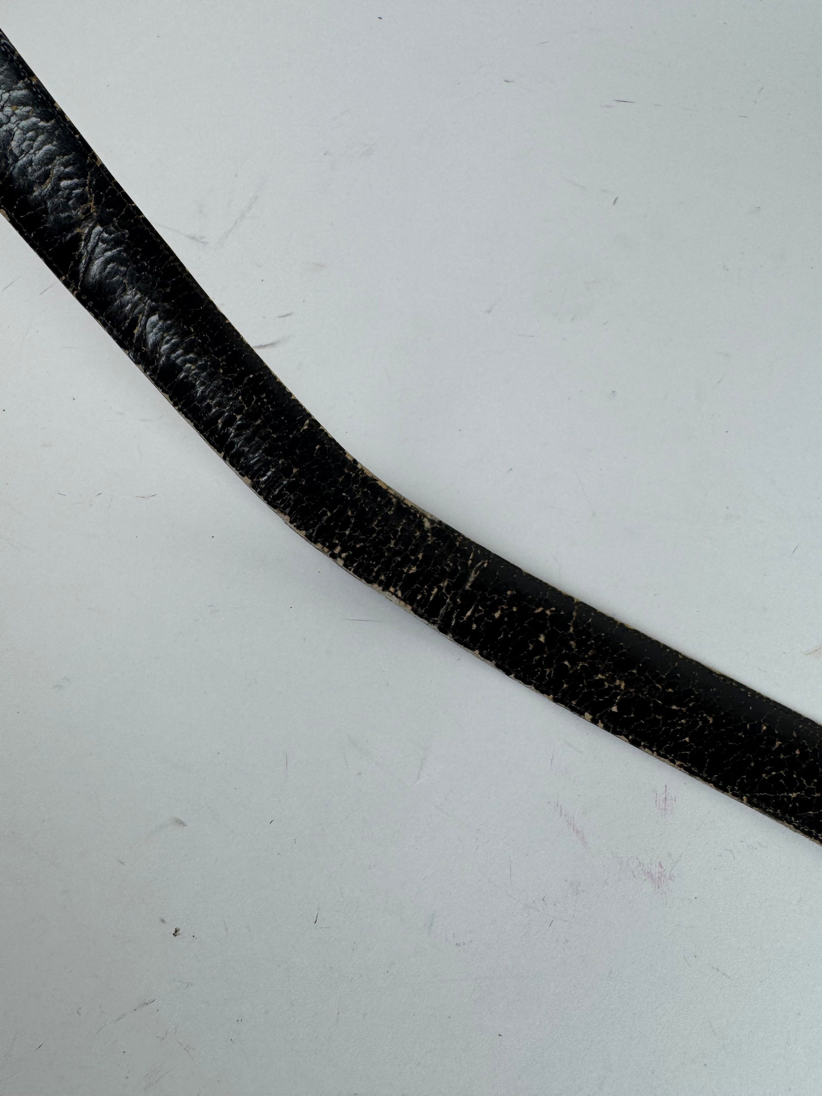 Celine Vintage Paris Crocodile Leather belt brown Size ONE SIZE - 4 Thumbnail