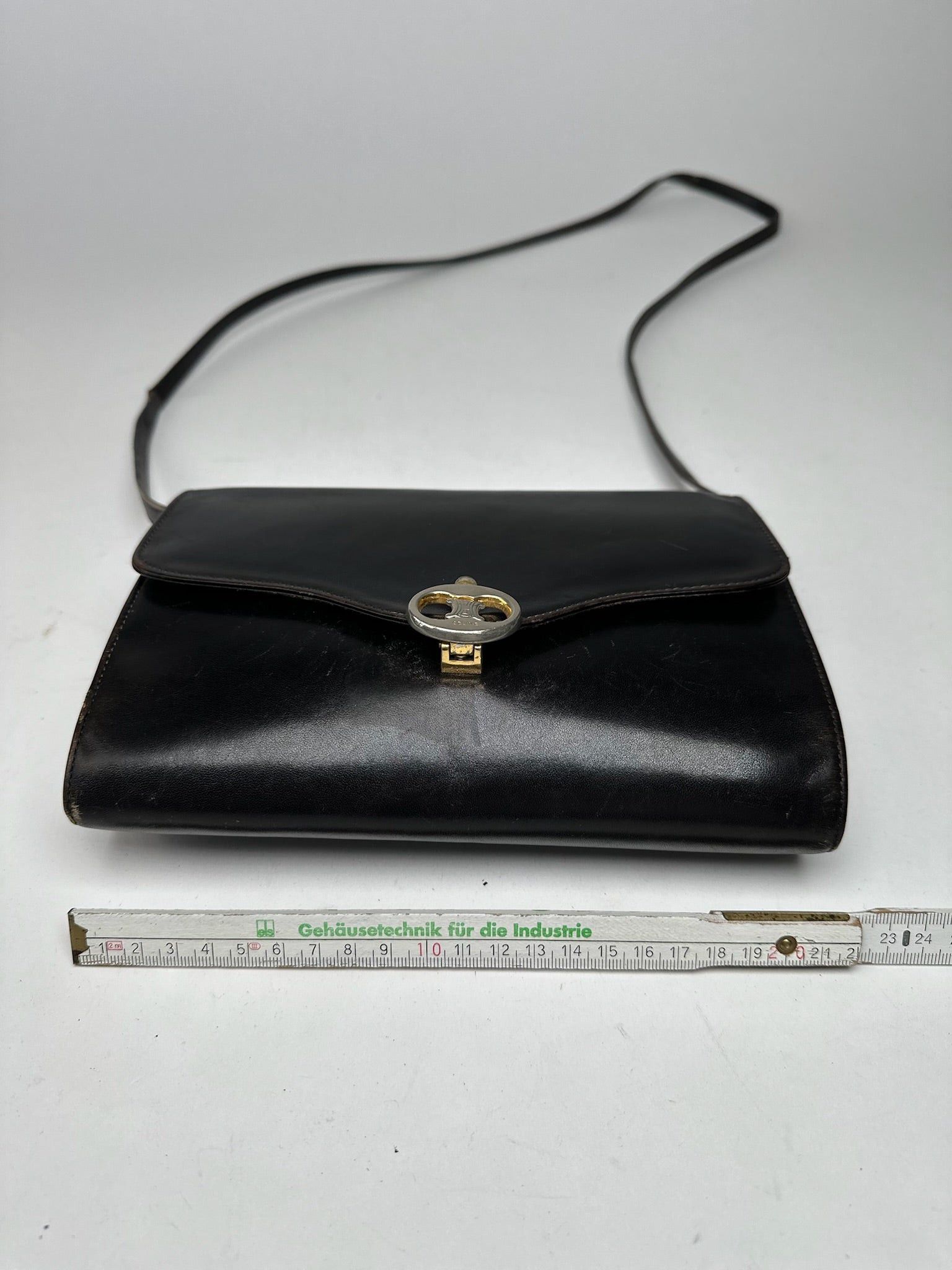 Celine Vintage Triomphe Leather Bag Size ONE SIZE - 7 Thumbnail