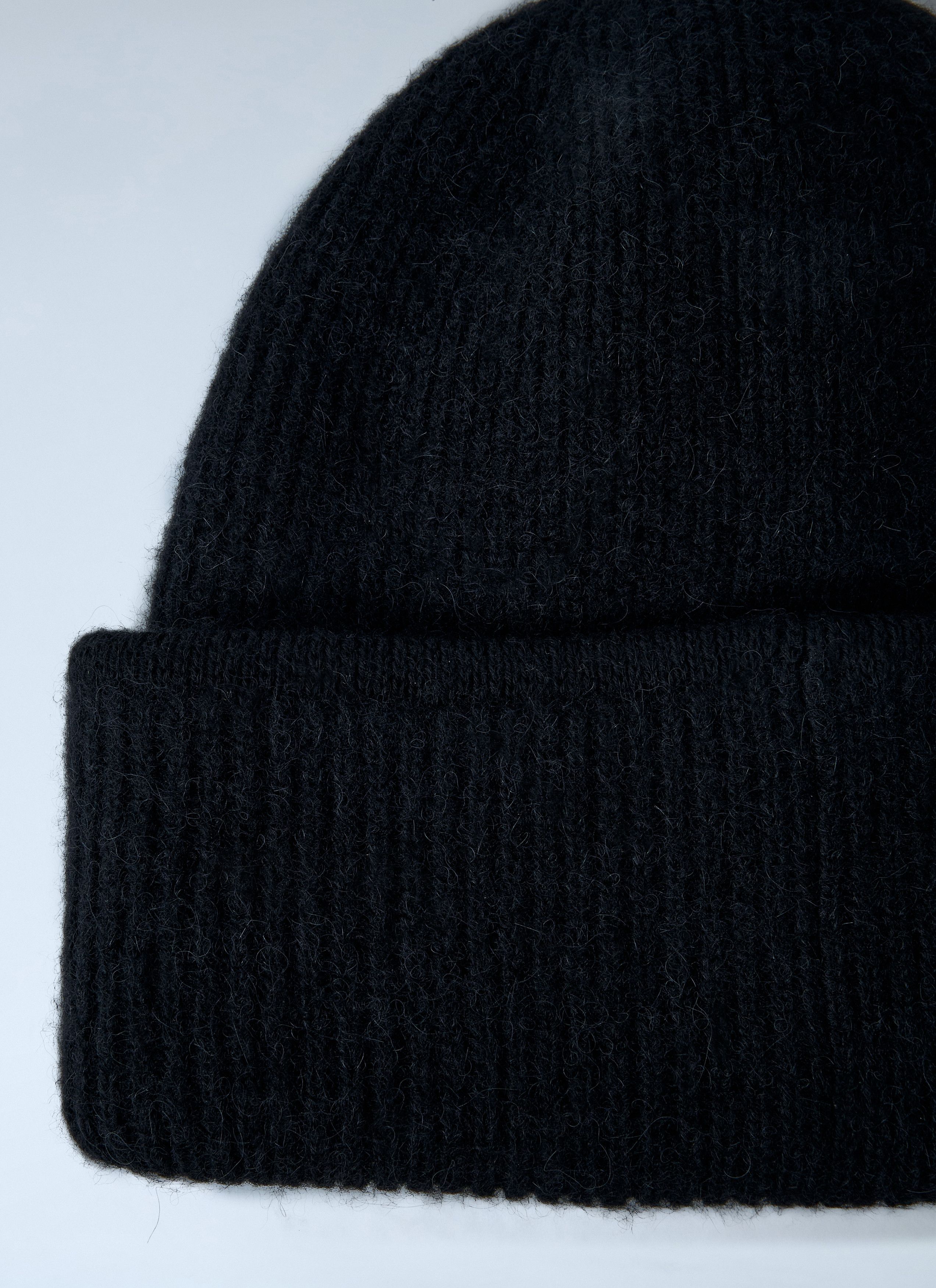 Jacquemus Logo Motif Beanie Hat Size ONE SIZE - 3 Thumbnail