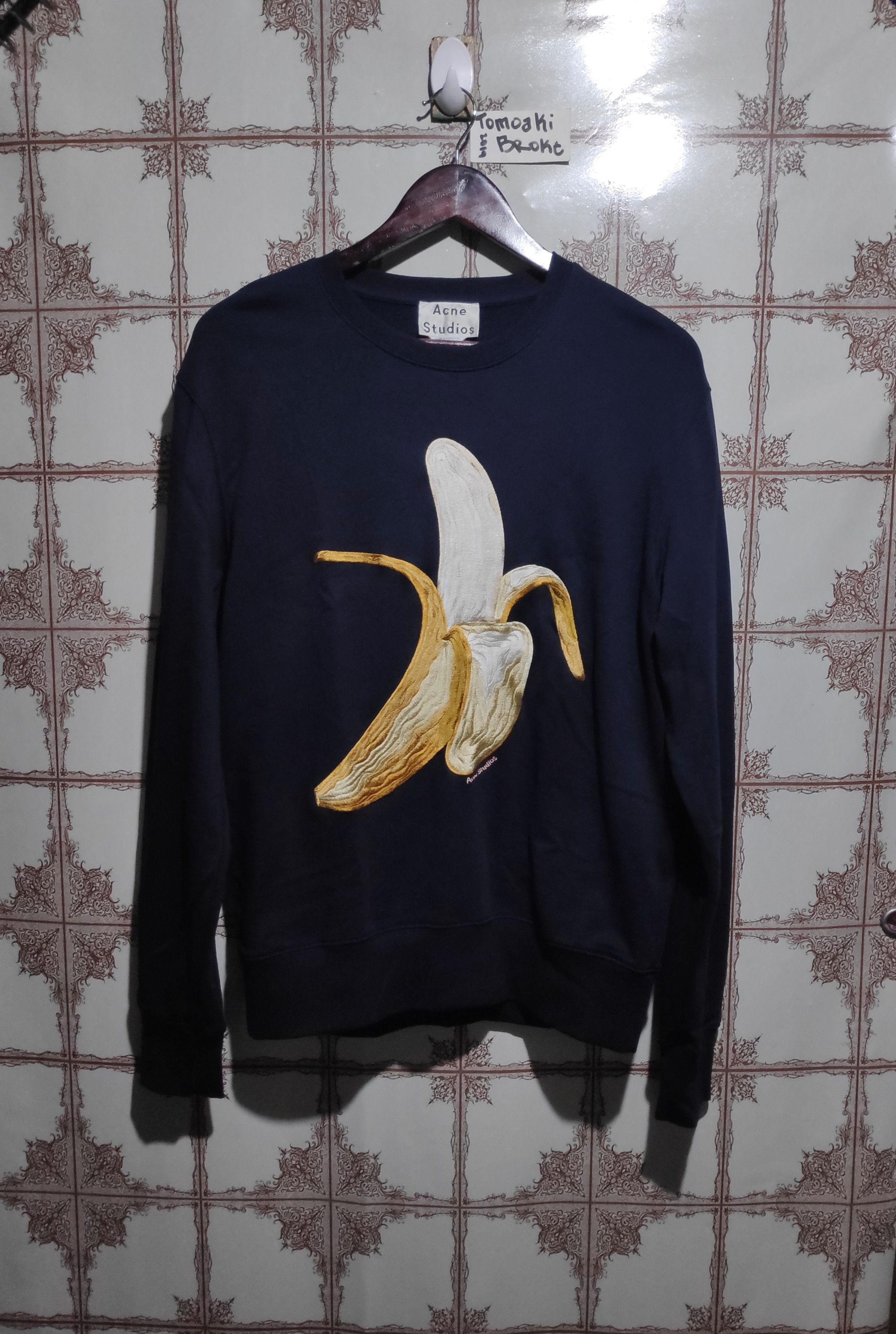 Acne Studios FINAL DROP Acne Studios Banana Crewneck Sweatshirt Grailed