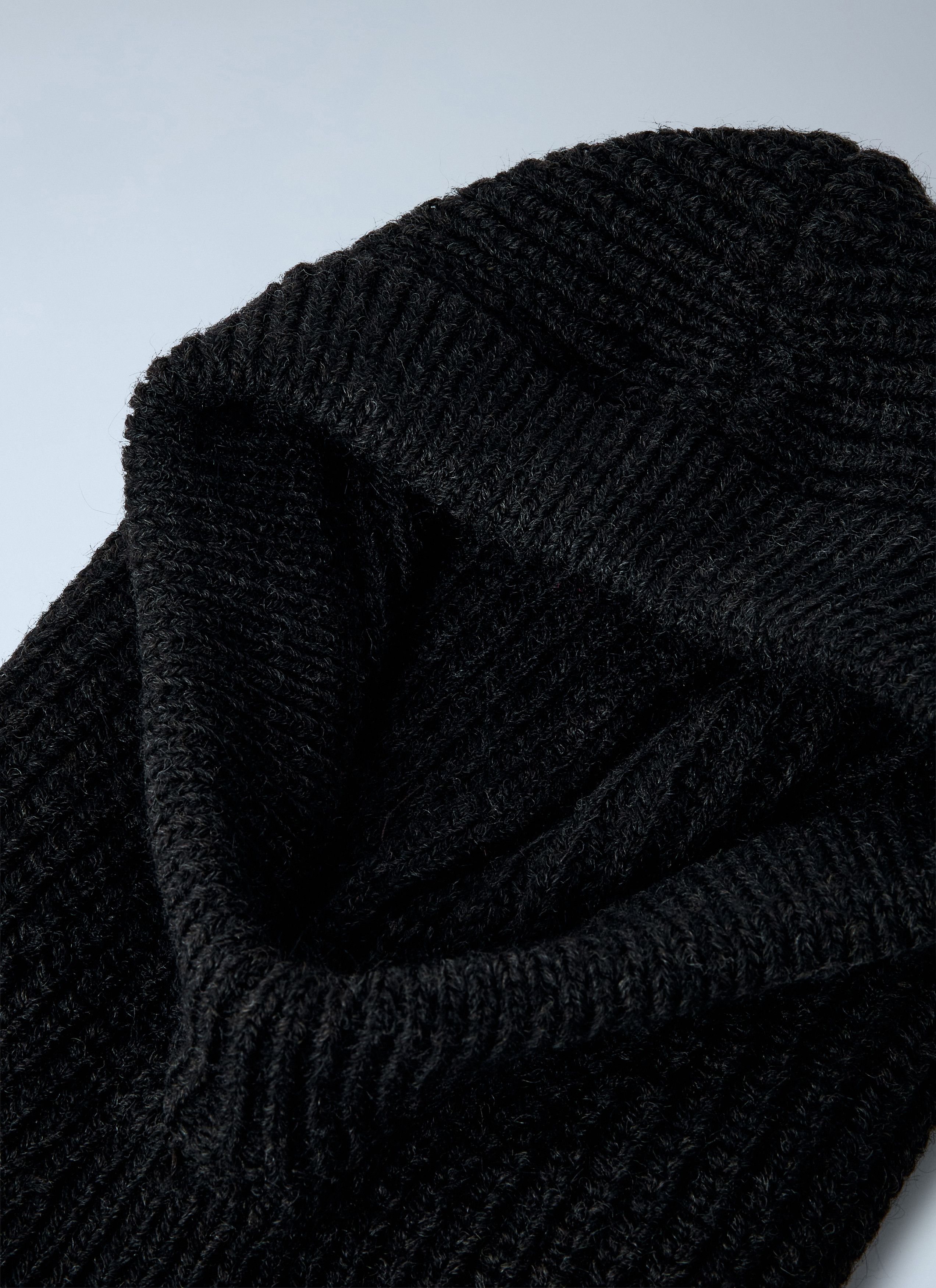 Lemaire Knitted Wool-Blend Hood Size ONE SIZE - 2 Thumbnail