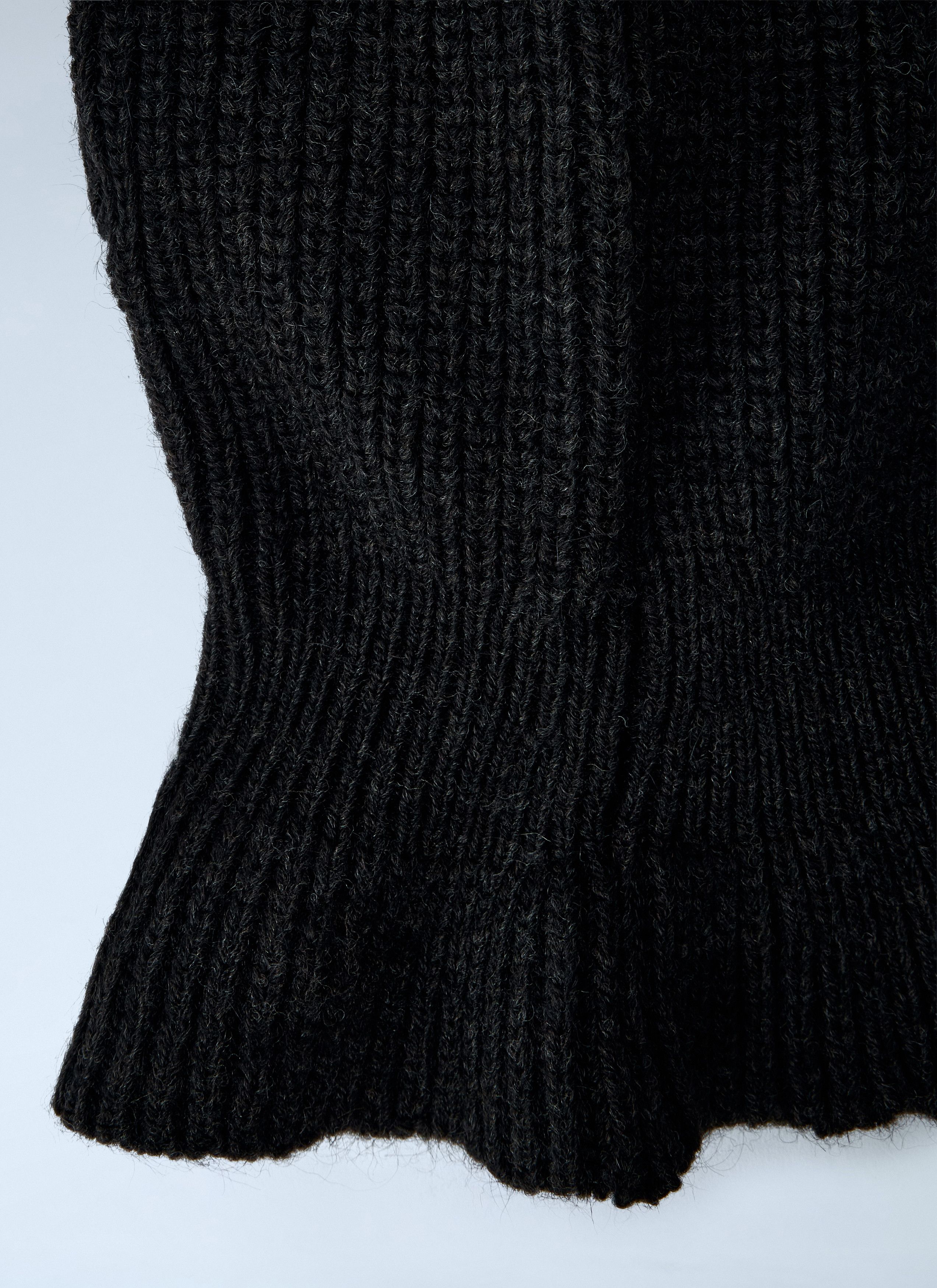 Lemaire Knitted Wool-Blend Hood Size ONE SIZE - 3 Thumbnail