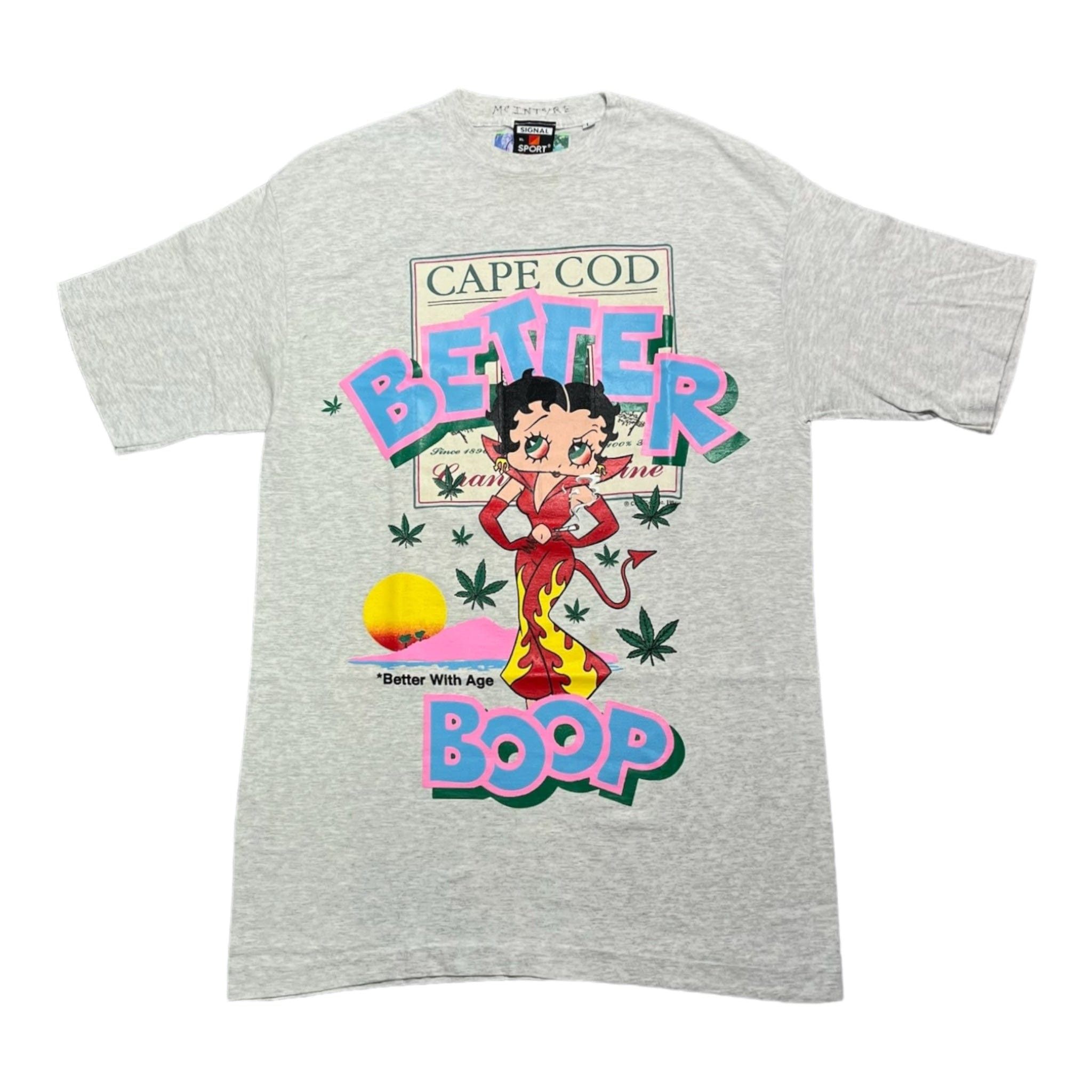 Better Boop Short Sleeve Tee Shirt Grey