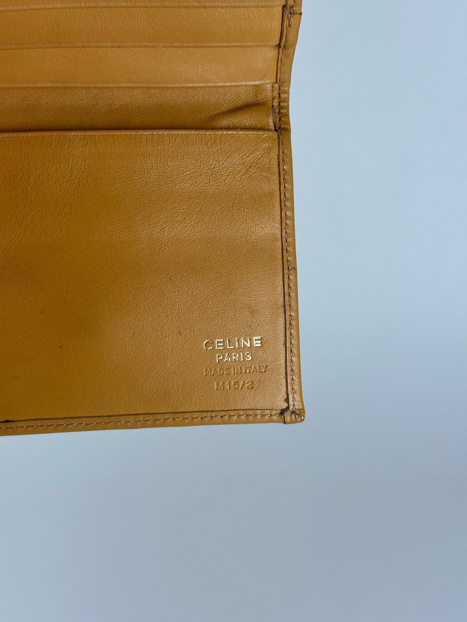 Celine Vintage Paris Monogram Leather Wallet Brown Size ONE SIZE - 10 Thumbnail