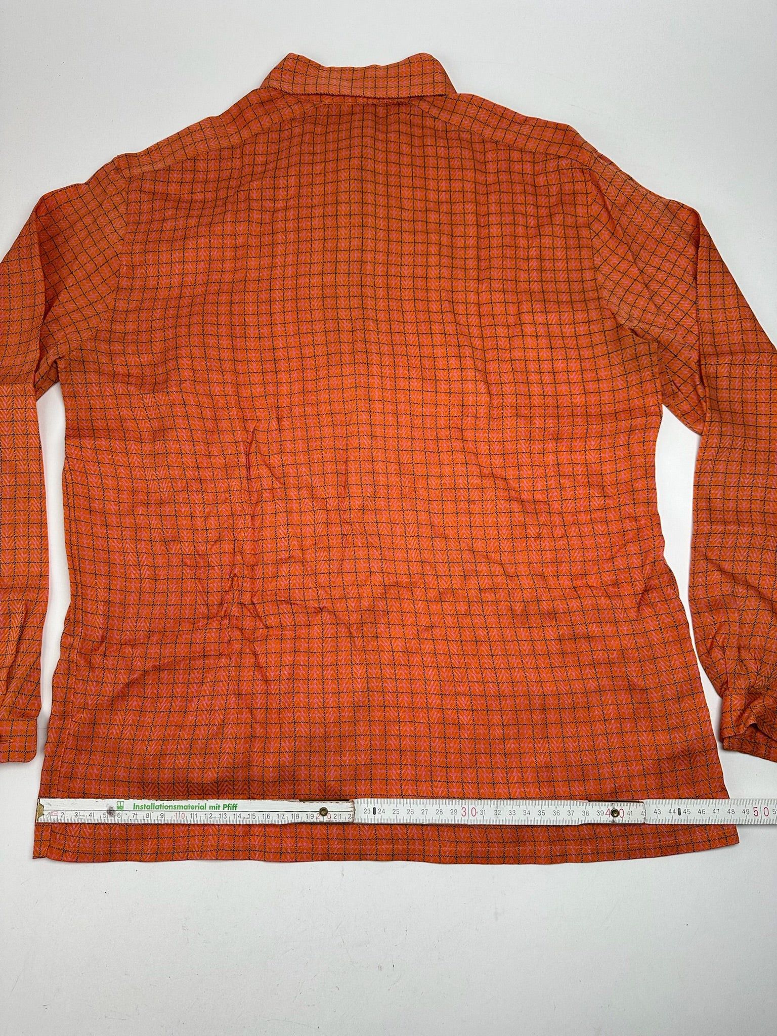 Dior Vintage Checked Shirt orange black Size M / US 6-8 / IT 42-44 - 11 Thumbnail