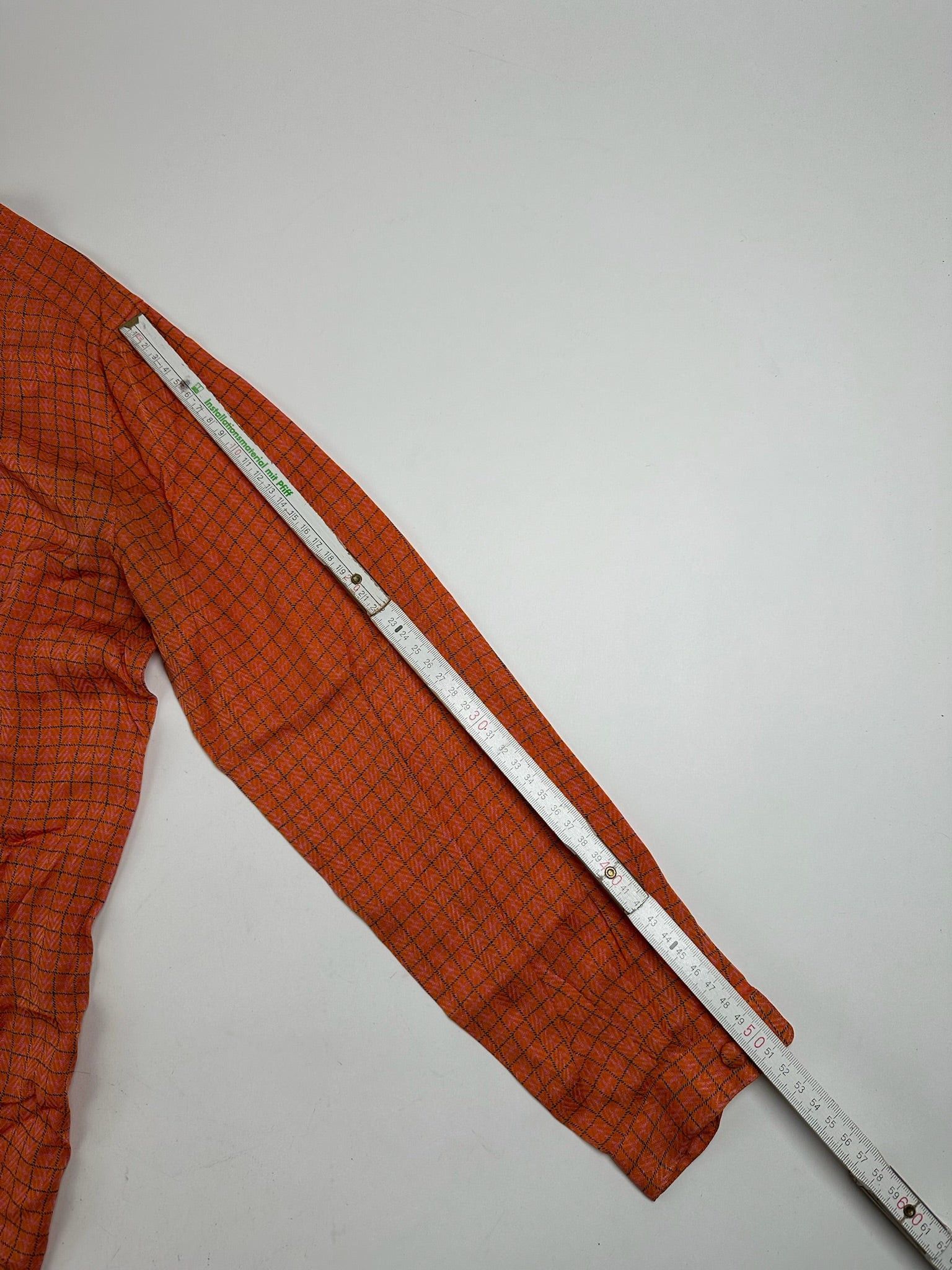 Dior Vintage Checked Shirt orange black Size M / US 6-8 / IT 42-44 - 10 Thumbnail