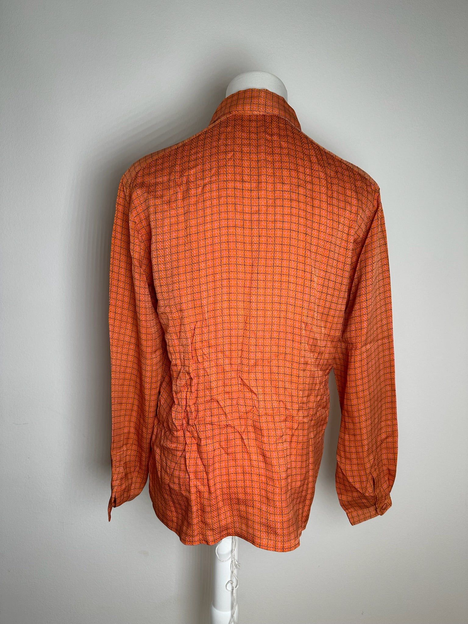 Dior Vintage Checked Shirt orange black Size M / US 6-8 / IT 42-44 - 3 Thumbnail