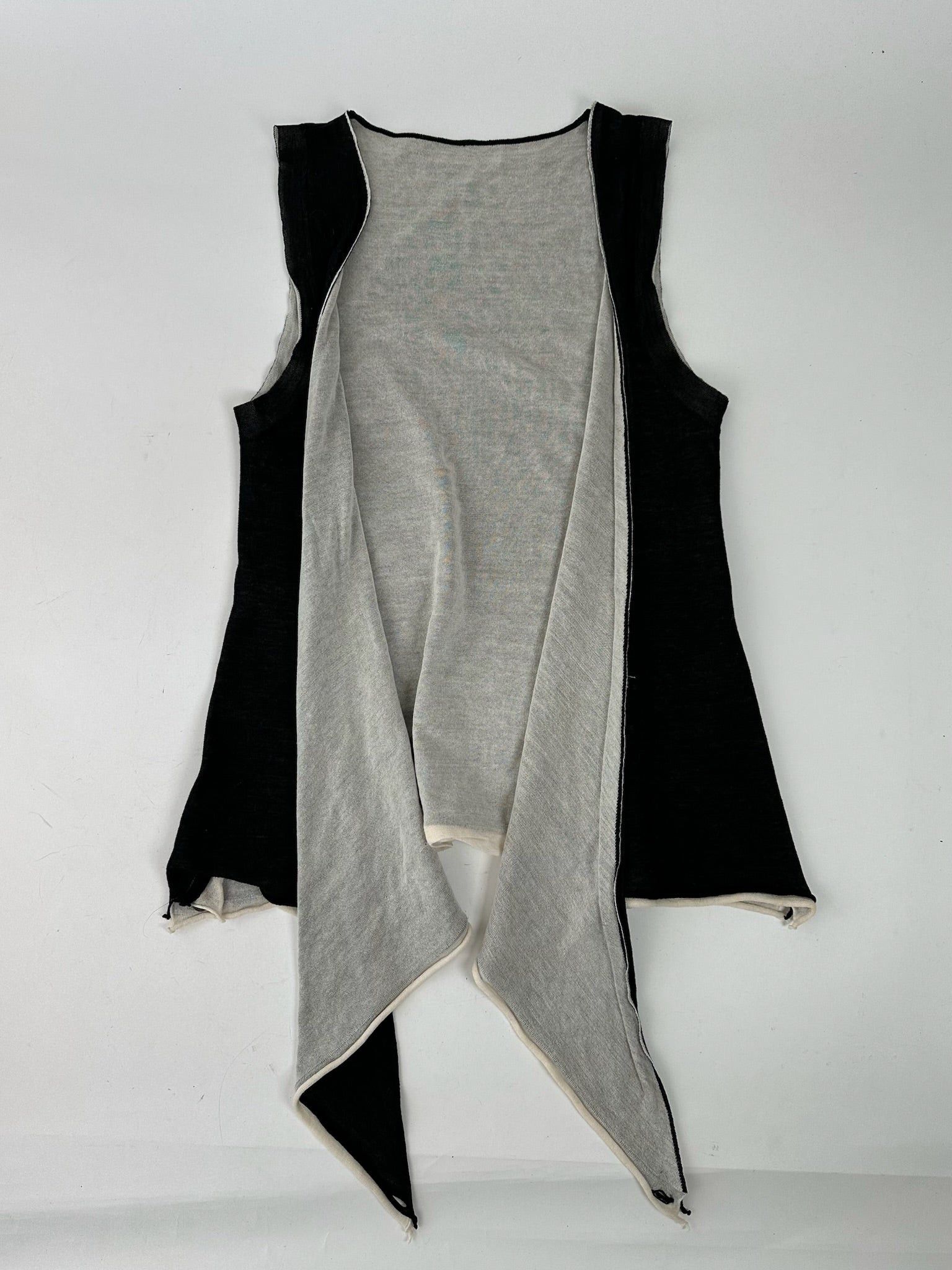 Issey Miyake Vintage Wool Top Black Grey Size M / US 6-8 / IT 42-44 - 7 Thumbnail