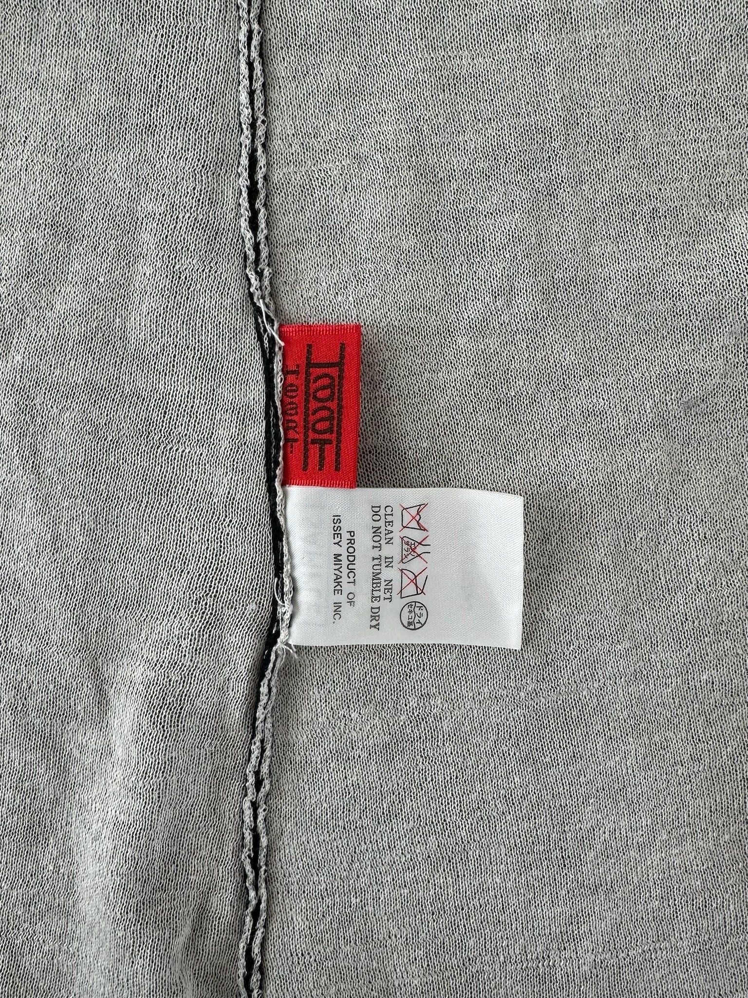 Issey Miyake Vintage Wool Top Black Grey Size M / US 6-8 / IT 42-44 - 5 Thumbnail