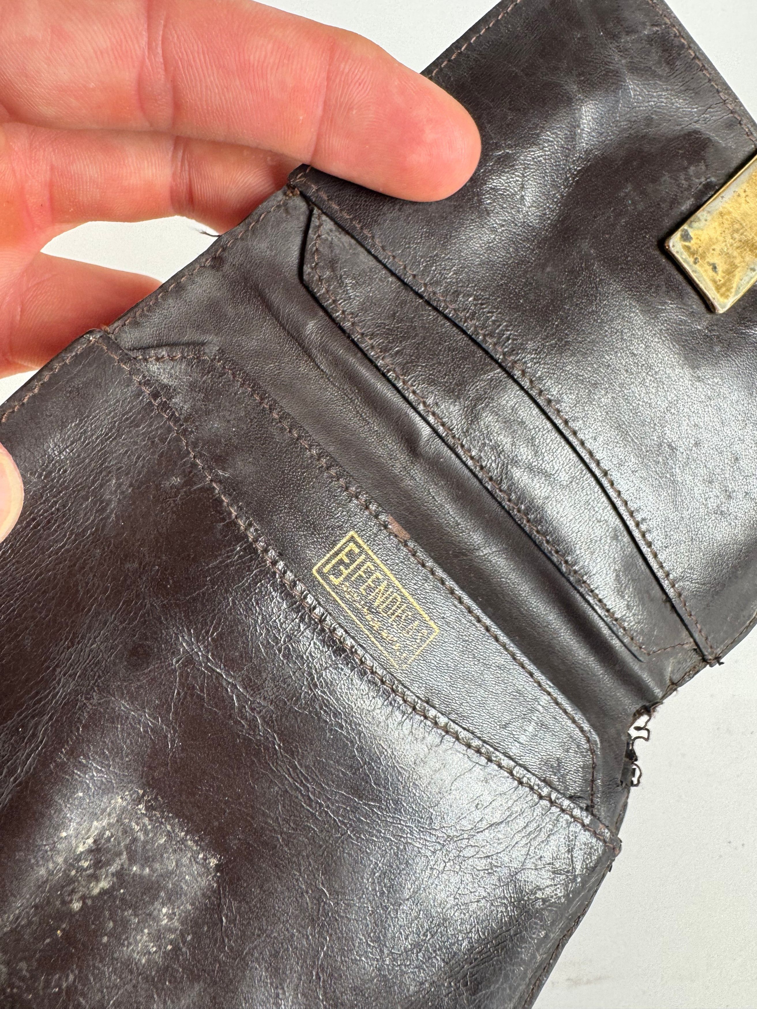 Fendi Vintage FF monogram Wallet Brown Size ONE SIZE - 5 Thumbnail