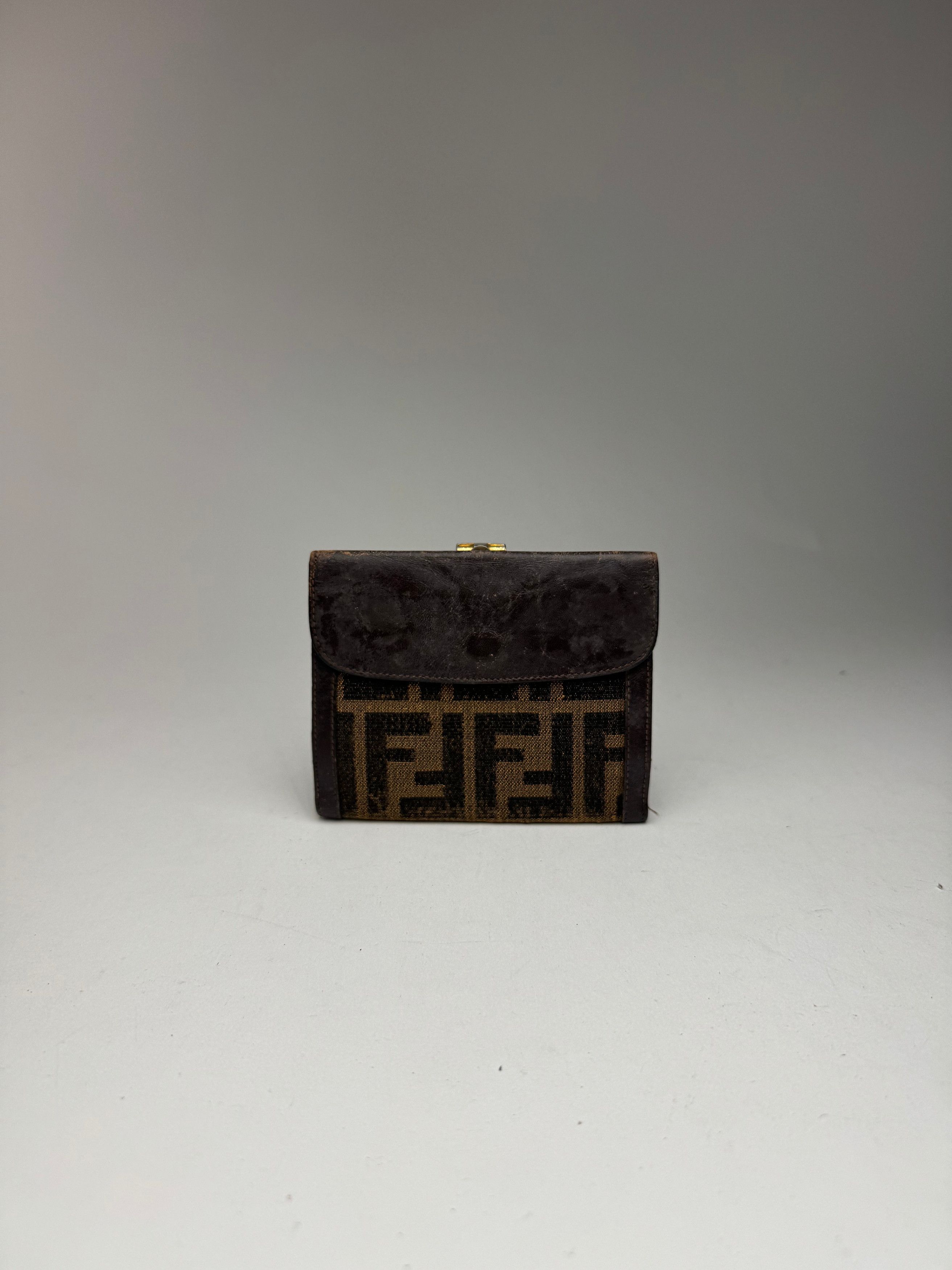 Fendi Vintage FF monogram Wallet Brown Size ONE SIZE - 12 Thumbnail
