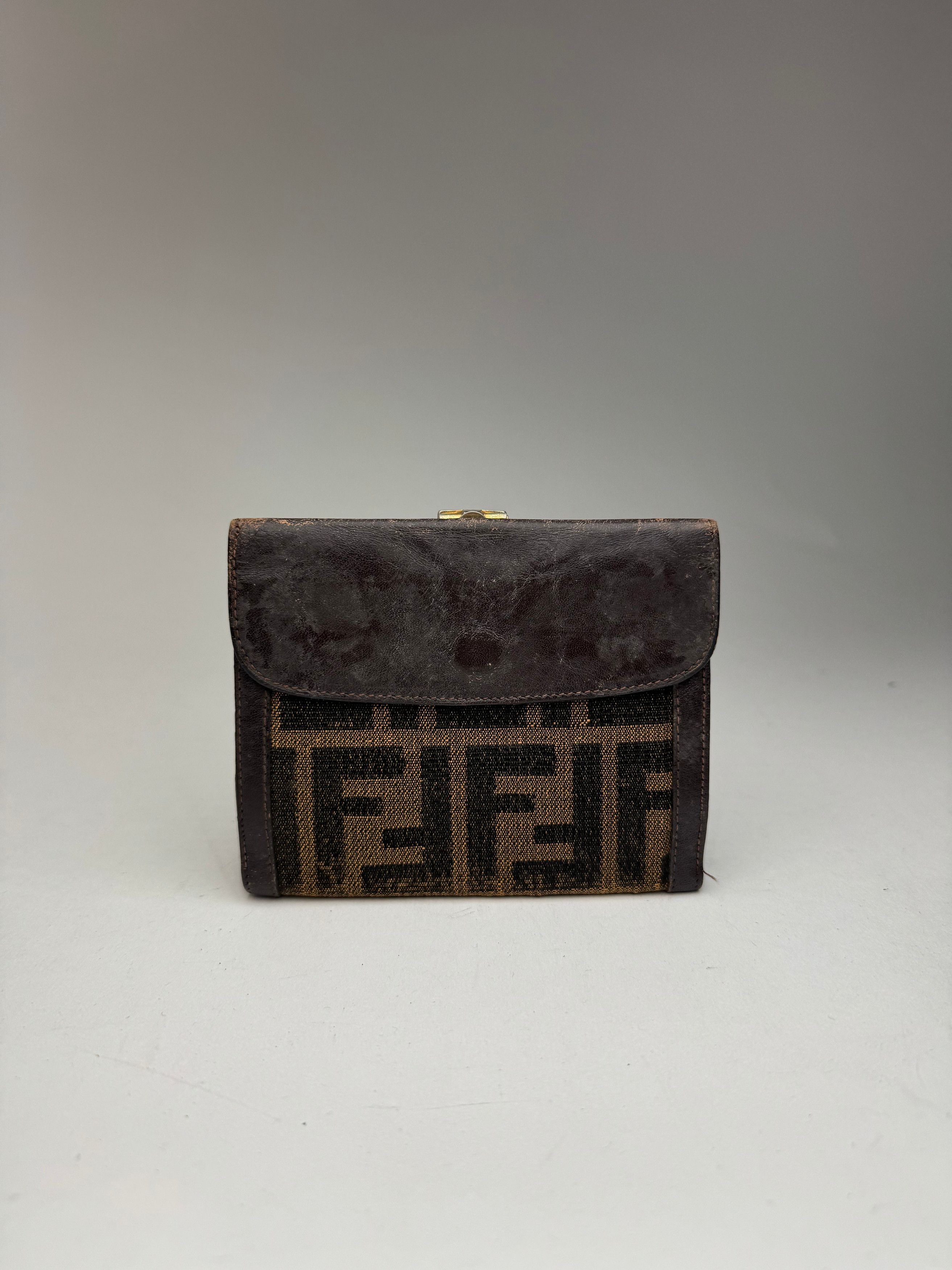 Fendi Vintage FF monogram Wallet Brown Size ONE SIZE - 2 Thumbnail