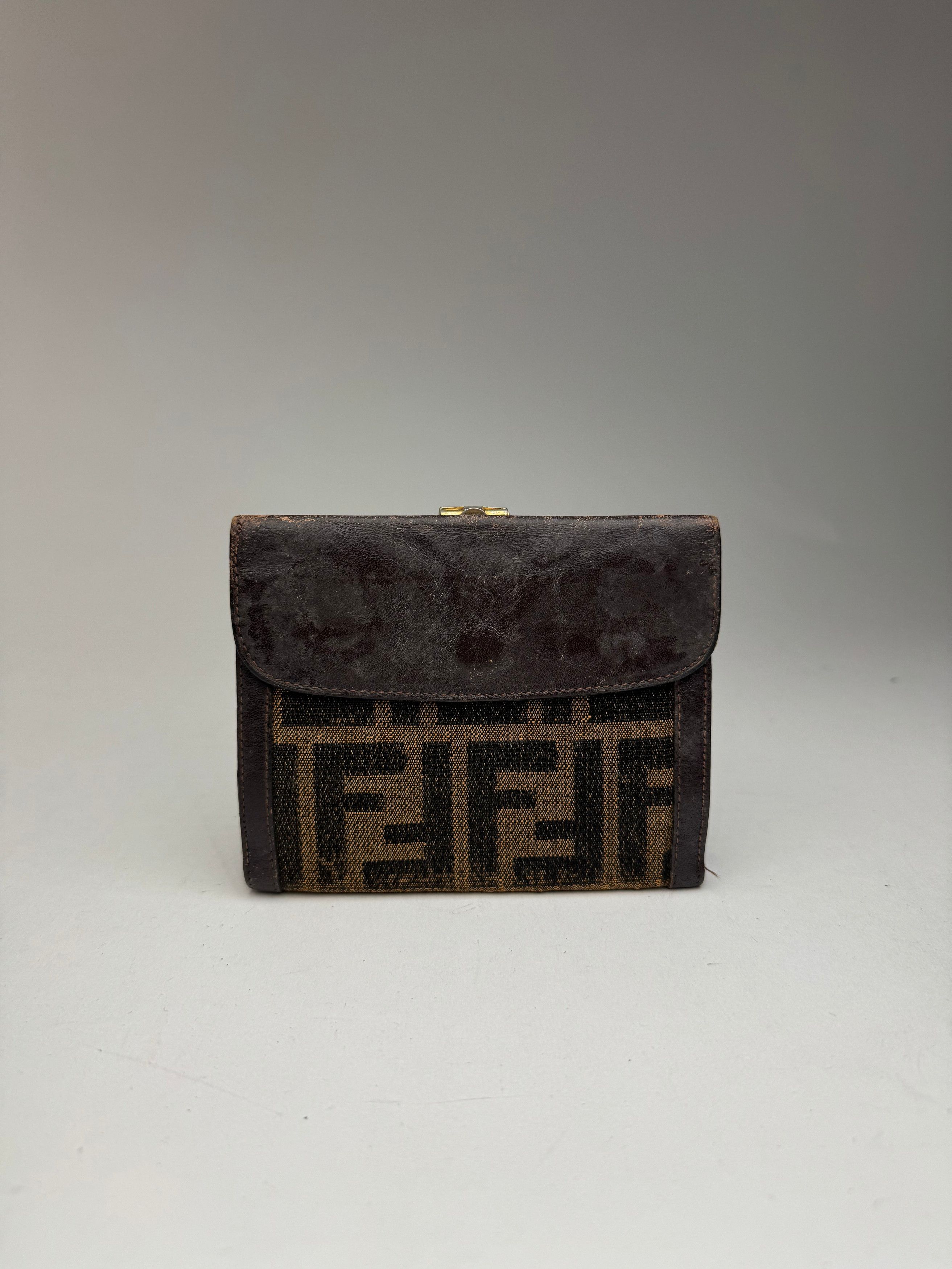 Fendi Vintage FF monogram Wallet Brown Size ONE SIZE - 7 Thumbnail