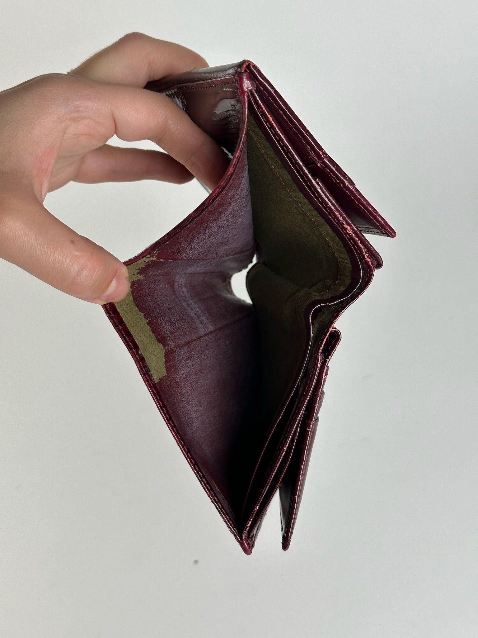 Givenchy Vintage Patent Leather Wallet purple Size ONE SIZE - 2 Thumbnail