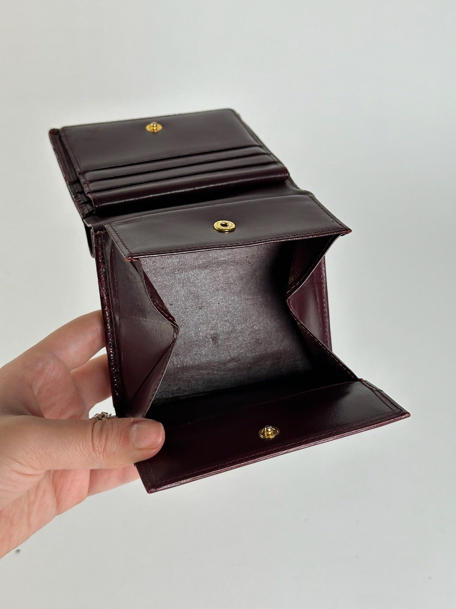 Givenchy Vintage Patent Leather Wallet purple Size ONE SIZE - 3 Thumbnail