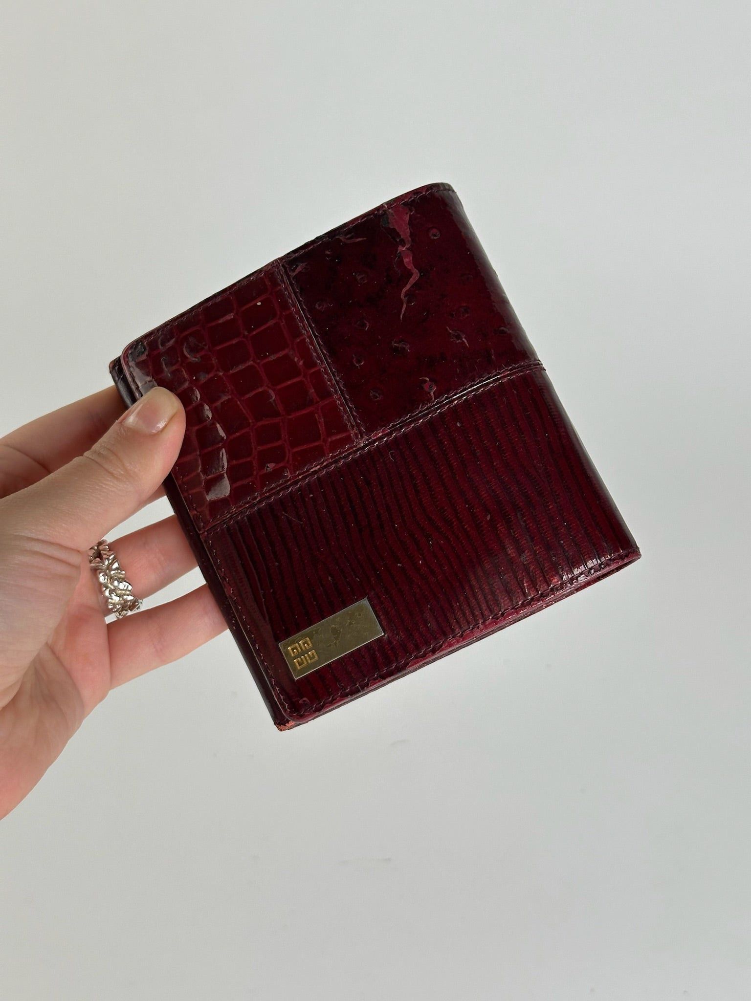 Givenchy Vintage Patent Leather Wallet purple Size ONE SIZE - 7 Thumbnail