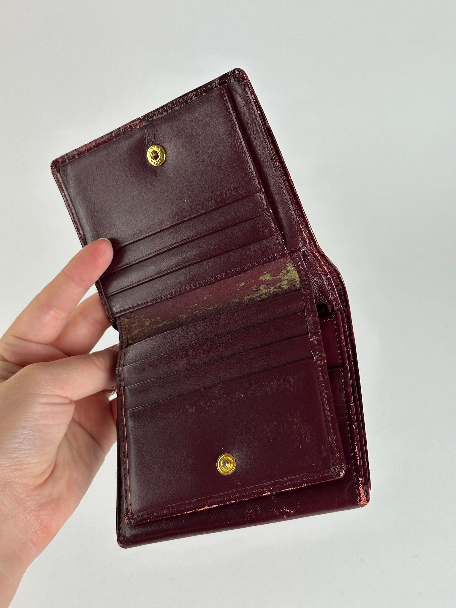 Givenchy Vintage Patent Leather Wallet purple Size ONE SIZE - 5 Thumbnail