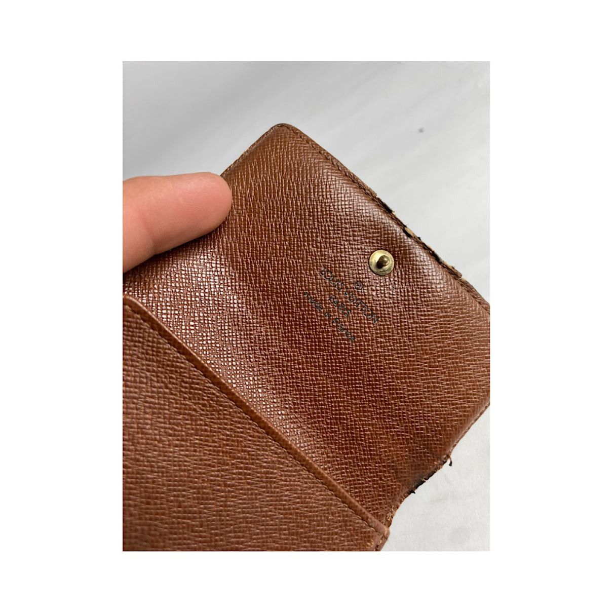 Louis Vuitton Joséphine Brown Leather Wallet Size ONE SIZE - 4 Thumbnail