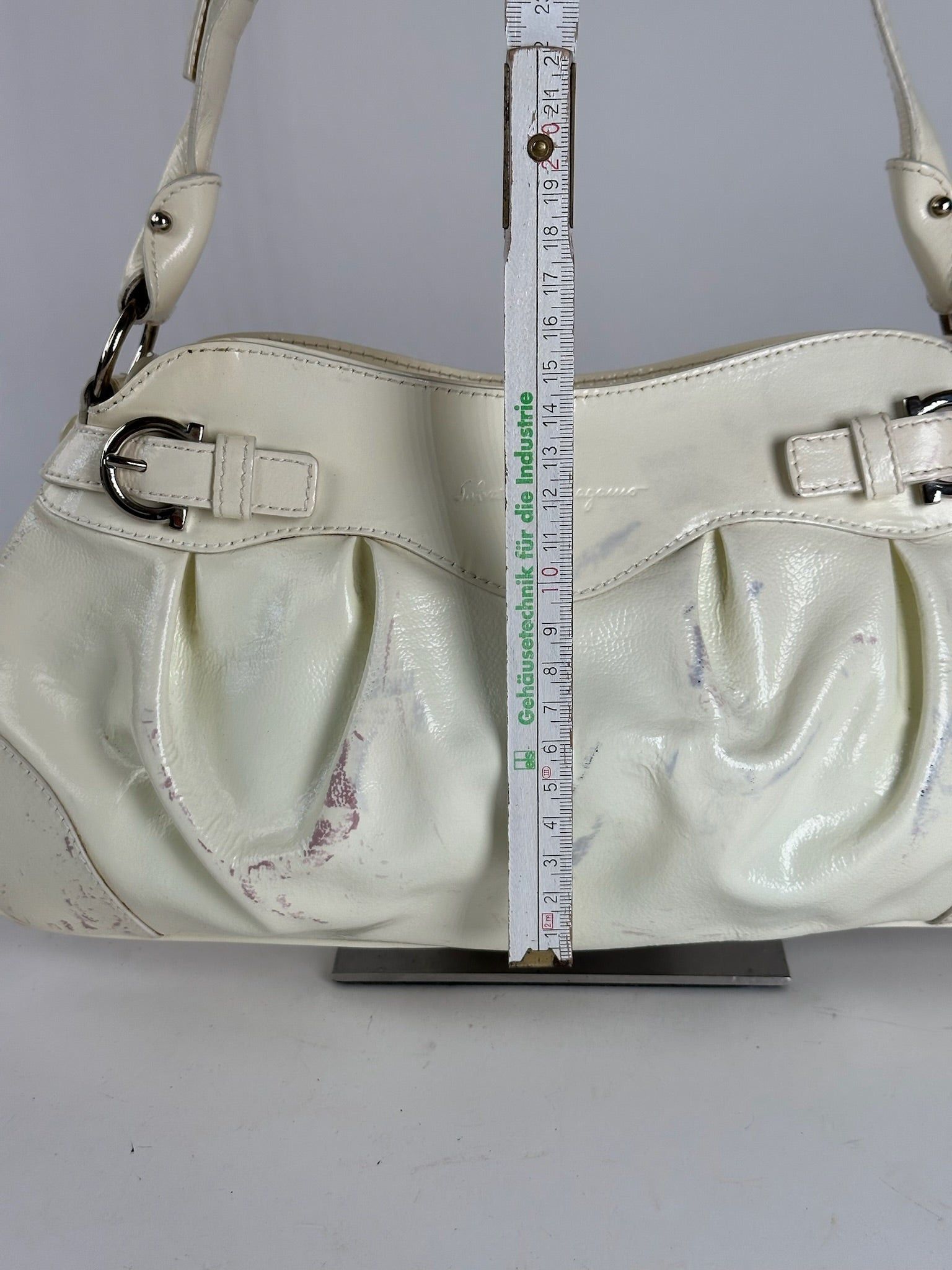 Salvatore Ferragamo Vintage Patent Leather bag white Size ONE SIZE - 13 Thumbnail