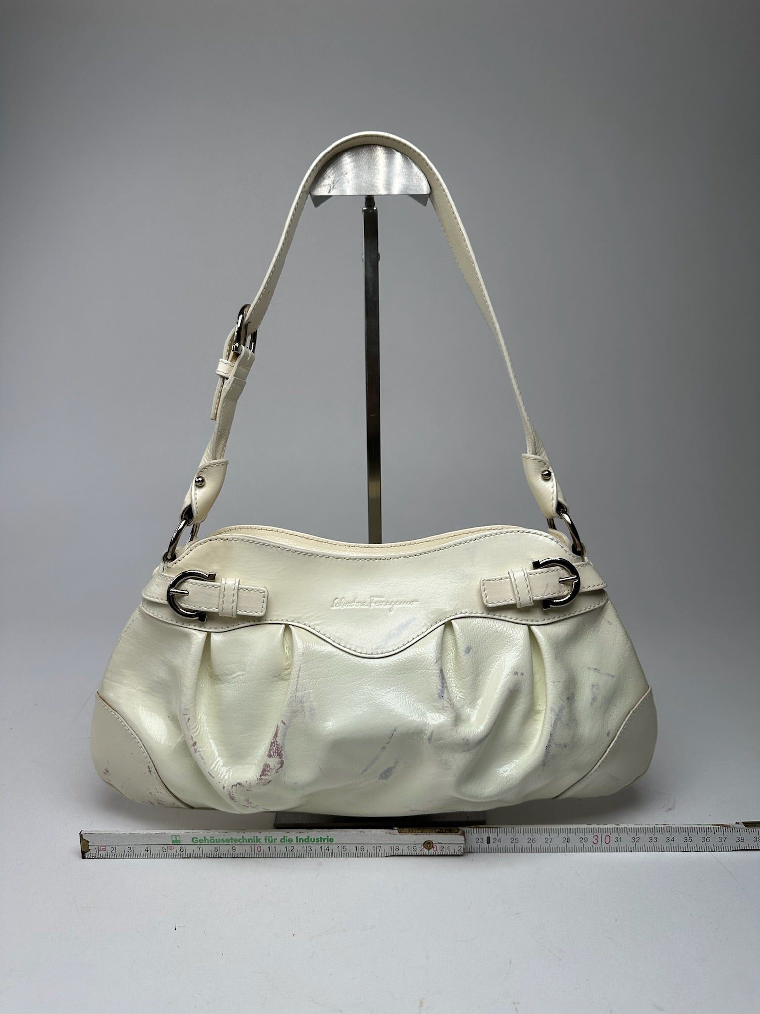 Salvatore Ferragamo Vintage Patent Leather bag white Size ONE SIZE - 15 Thumbnail