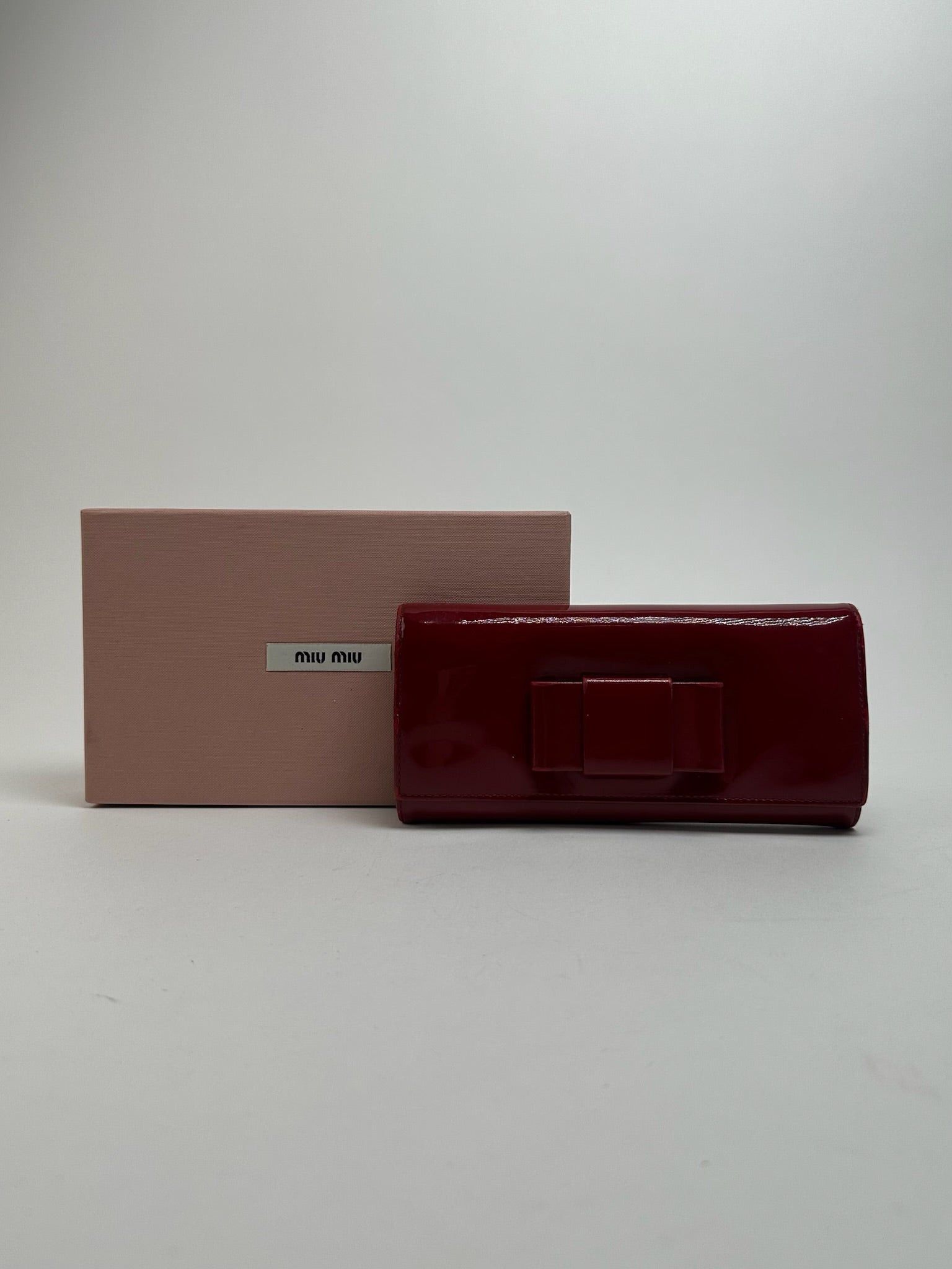 Miu Miu Vintage Patent Leather wallet pink Size ONE SIZE - 14 Thumbnail