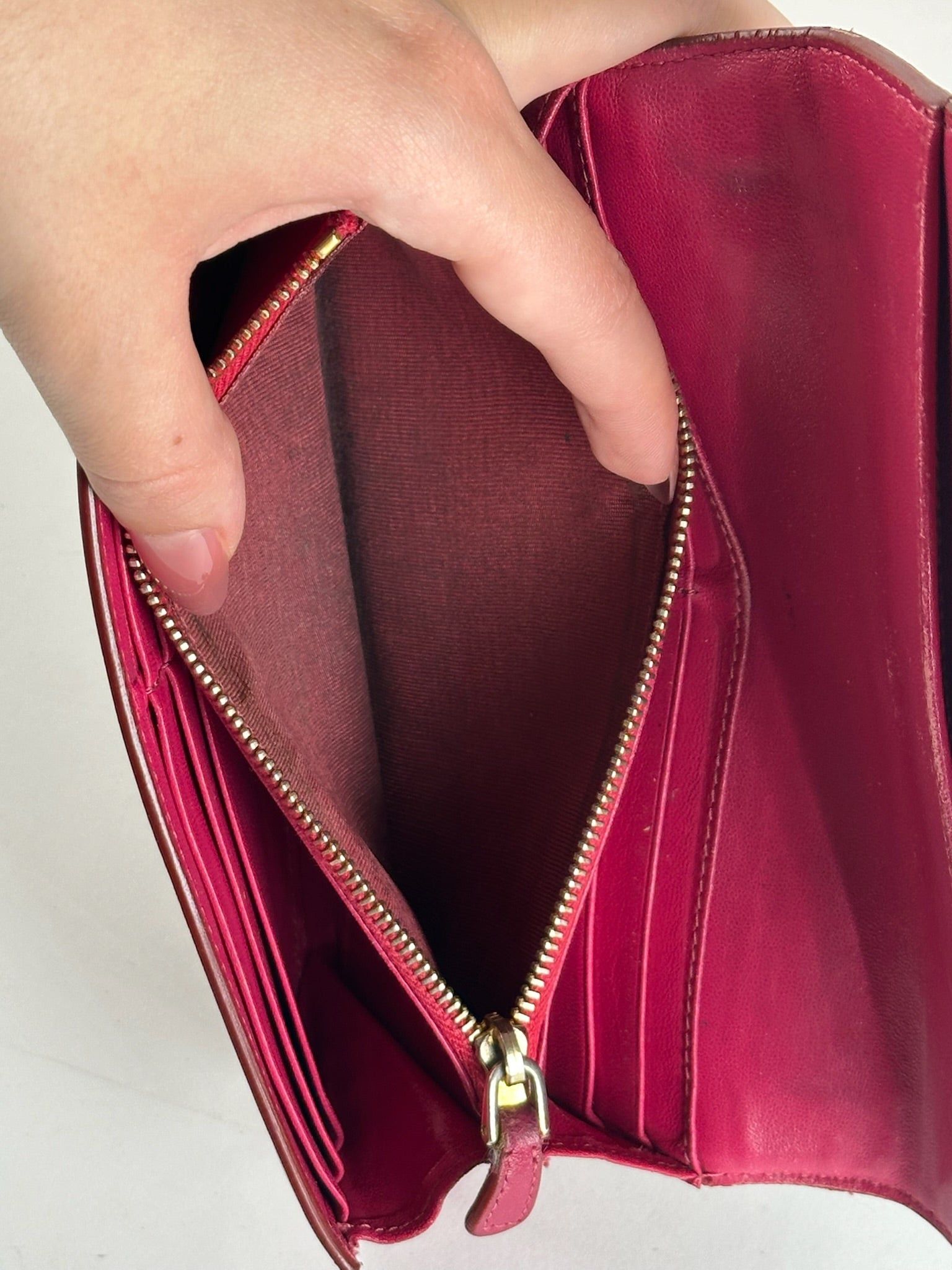 Miu Miu Vintage Patent Leather wallet pink Size ONE SIZE - 5 Thumbnail