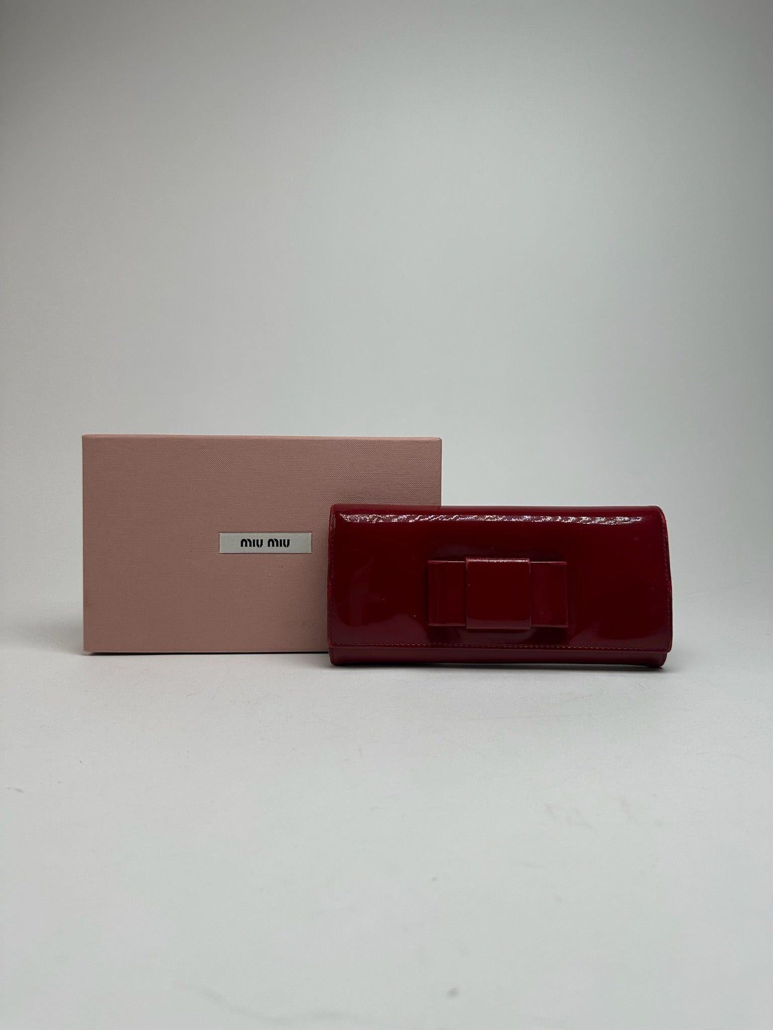 Miu Miu Vintage Patent Leather wallet pink Size ONE SIZE - 2 Thumbnail