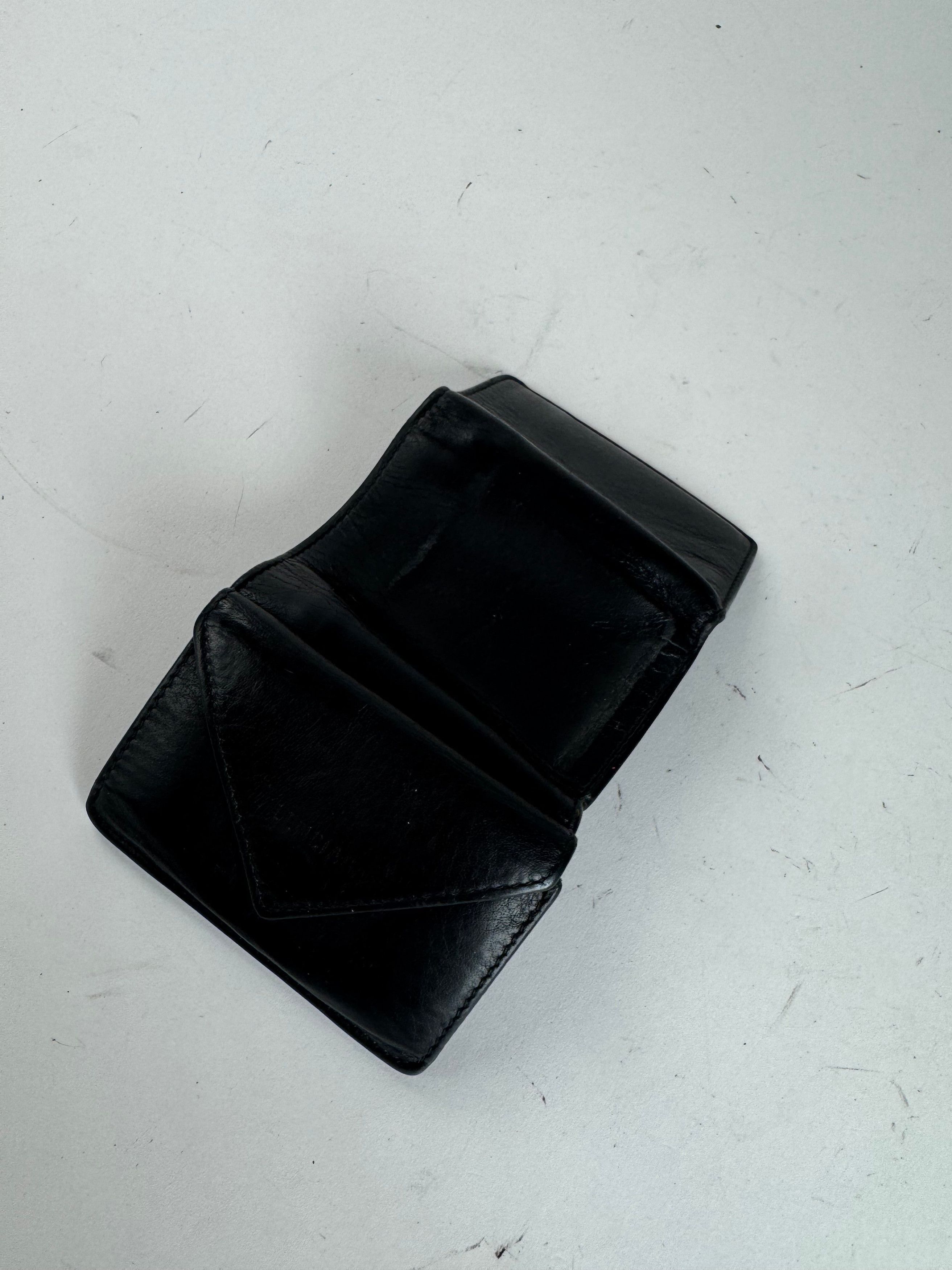Balenciaga Vintage Leather Card Holder Black Size ONE SIZE - 8 Thumbnail
