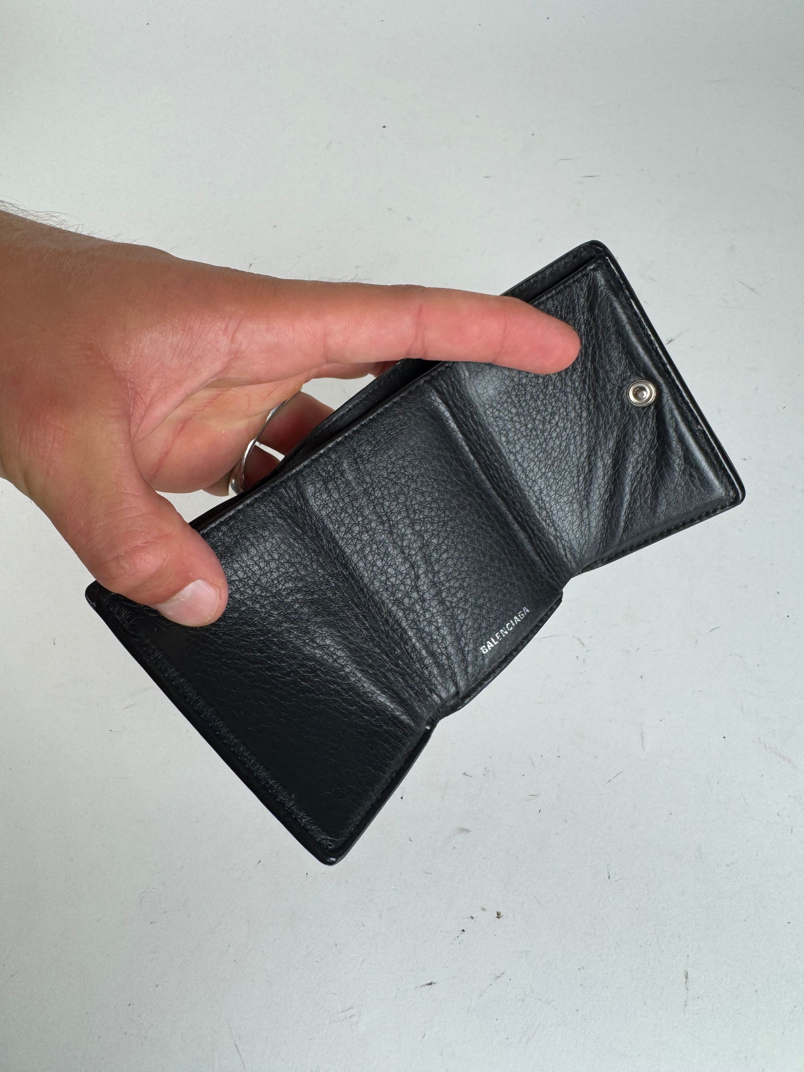 Balenciaga Vintage Leather Card Holder Black Size ONE SIZE - 5 Thumbnail