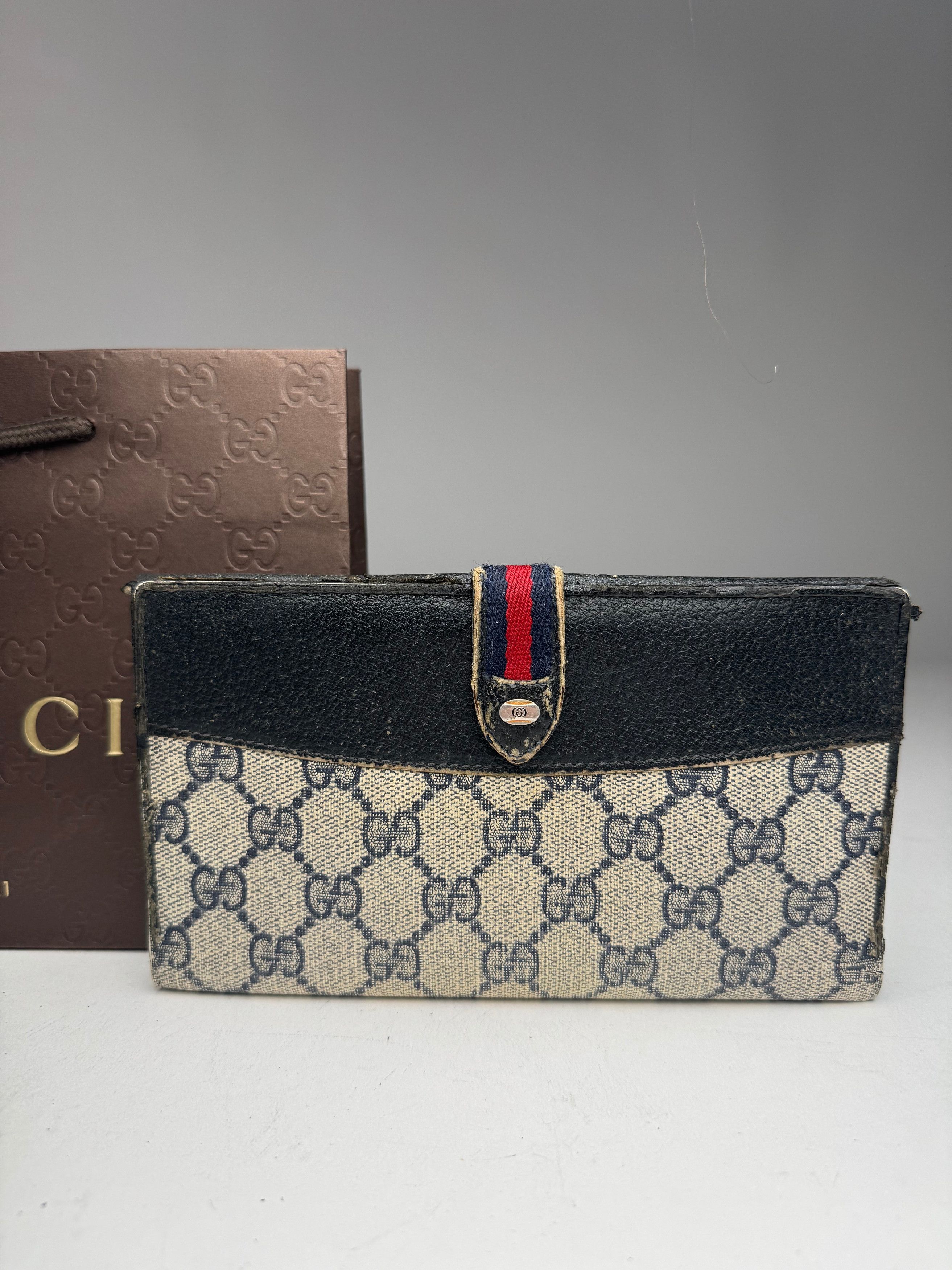 Gucci Vintage Ophidia Monogram Leather Wallet Size ONE SIZE - 12 Thumbnail