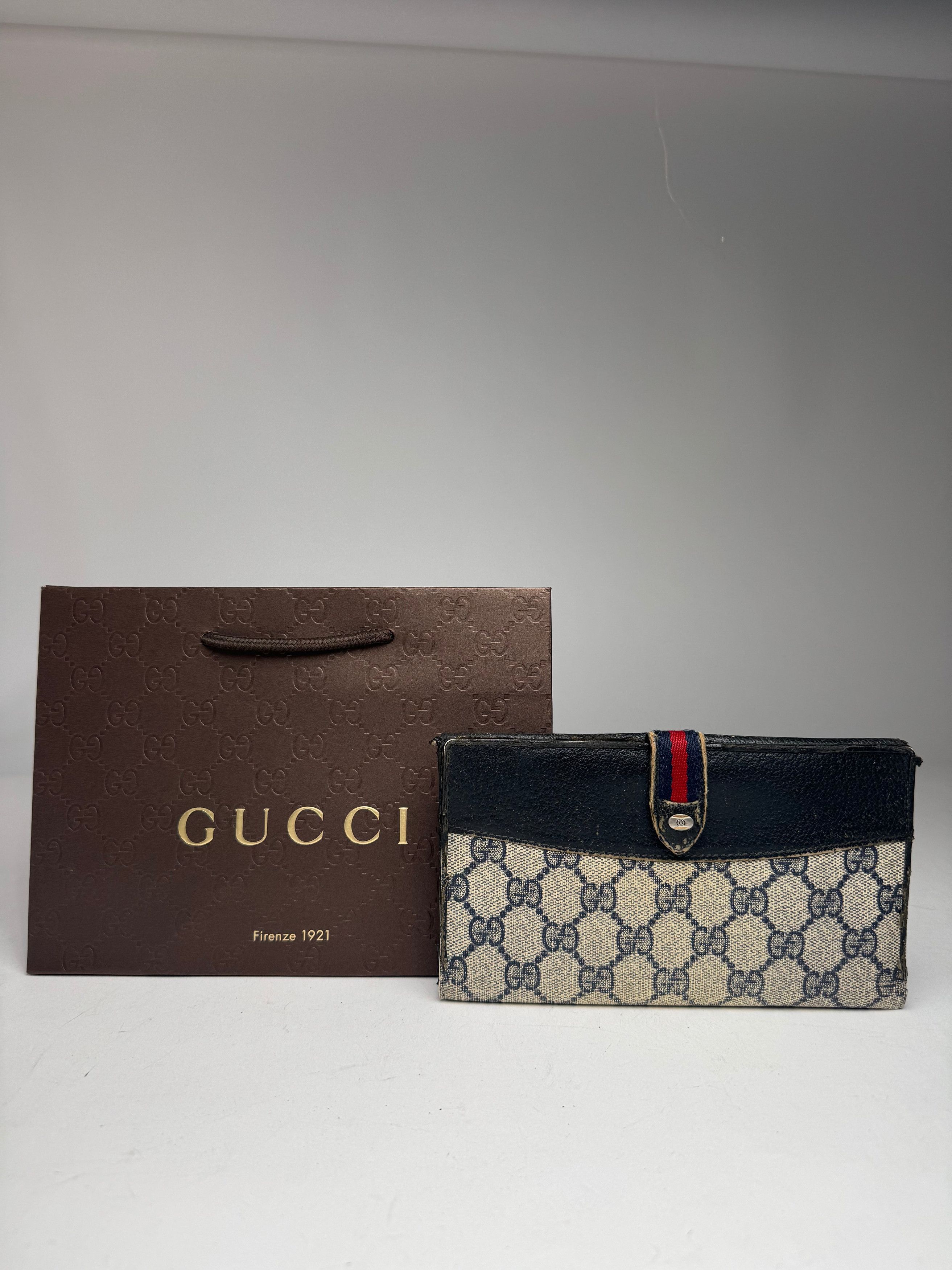 Gucci Vintage Ophidia Monogram Leather Wallet Size ONE SIZE - 7 Thumbnail