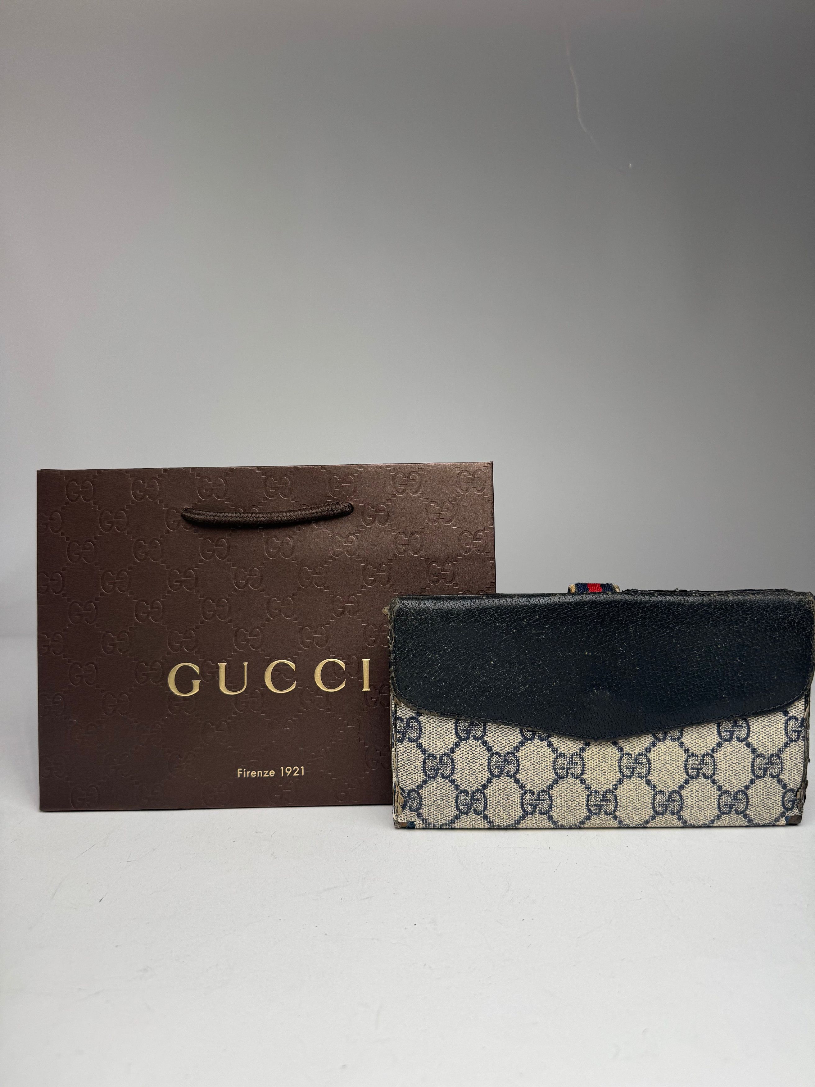 Gucci Vintage Ophidia Monogram Leather Wallet Size ONE SIZE - 13 Thumbnail