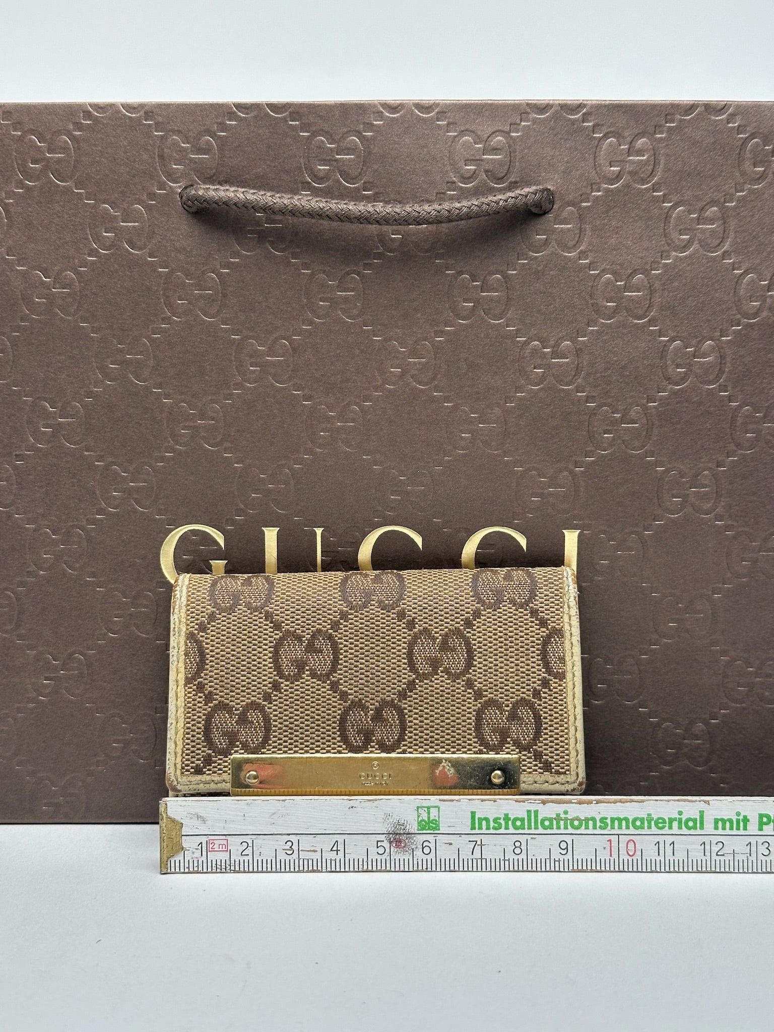 Gucci Vintage Monogram Keyholder beige brown Size ONE SIZE - 10 Thumbnail