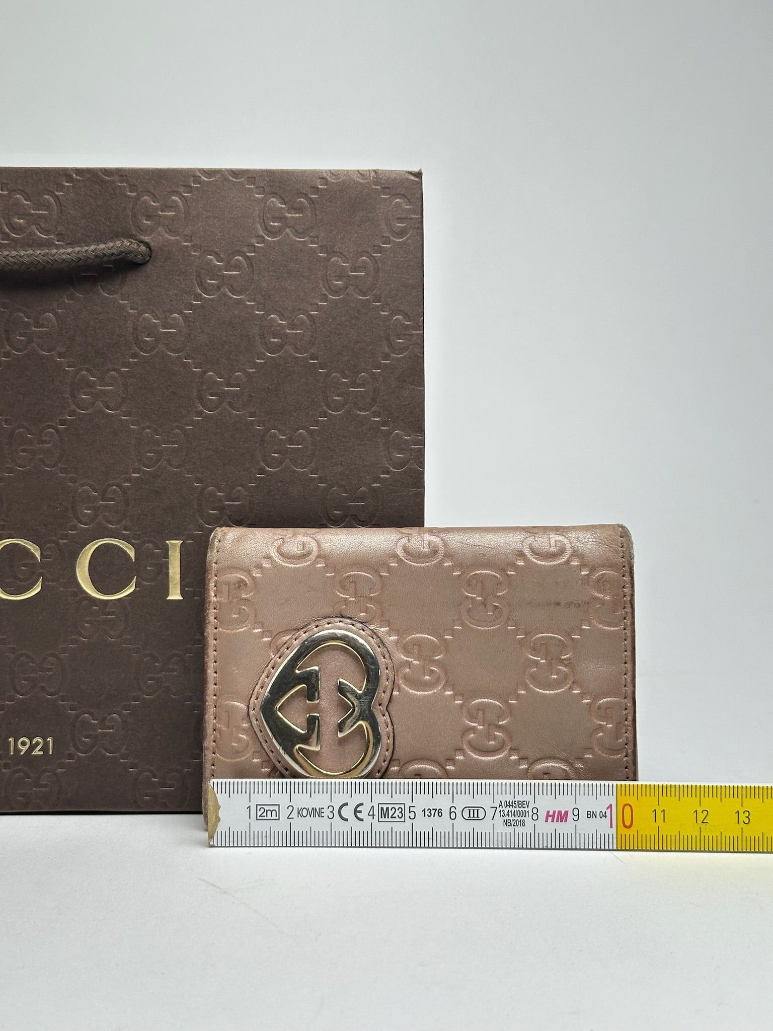 Gucci Vintage monogram Card Holder Rosé metallic Size ONE SIZE - 13 Thumbnail